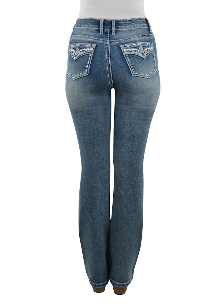 Womens Jemma Hi-Waist Bootcut Jeans - 32
