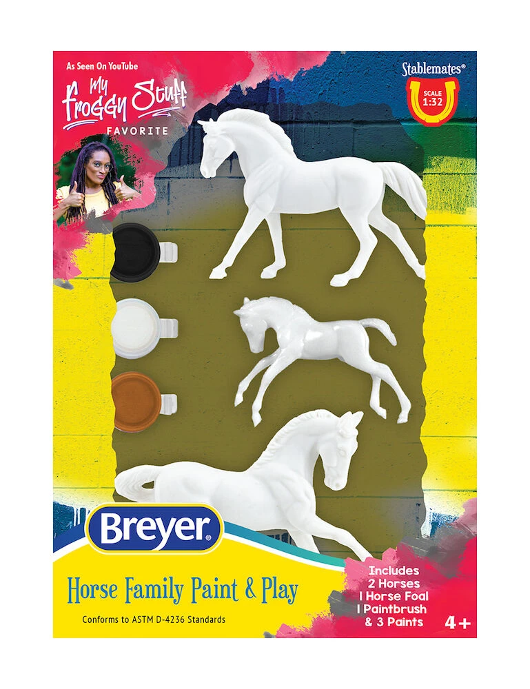 Activity Mini Painting Horse Family