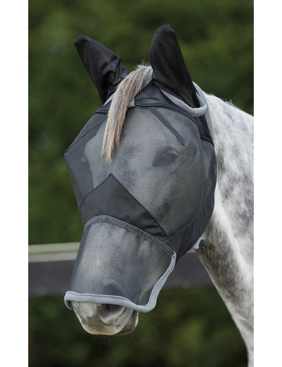 Buzz Away Fly Mask With Ears And Nose