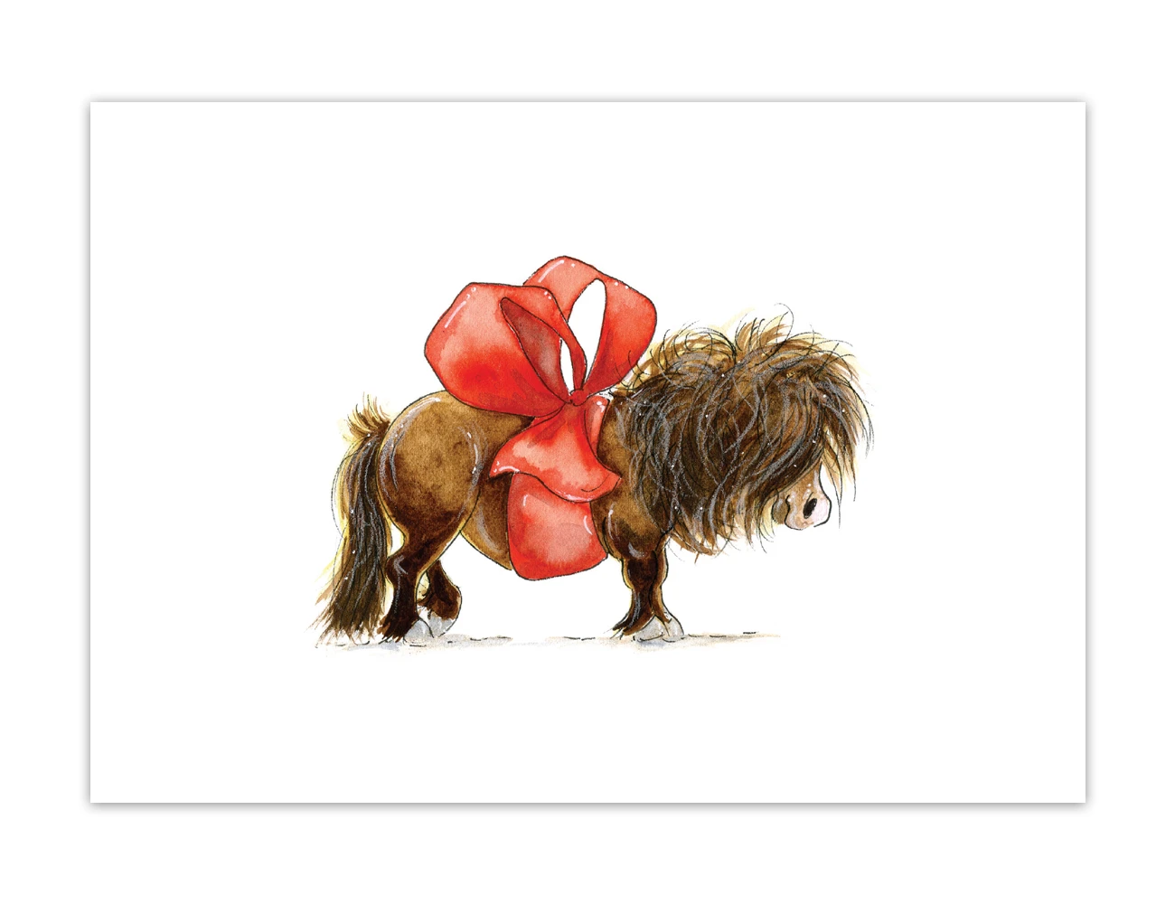 Gift Horse Blank Greeting Card