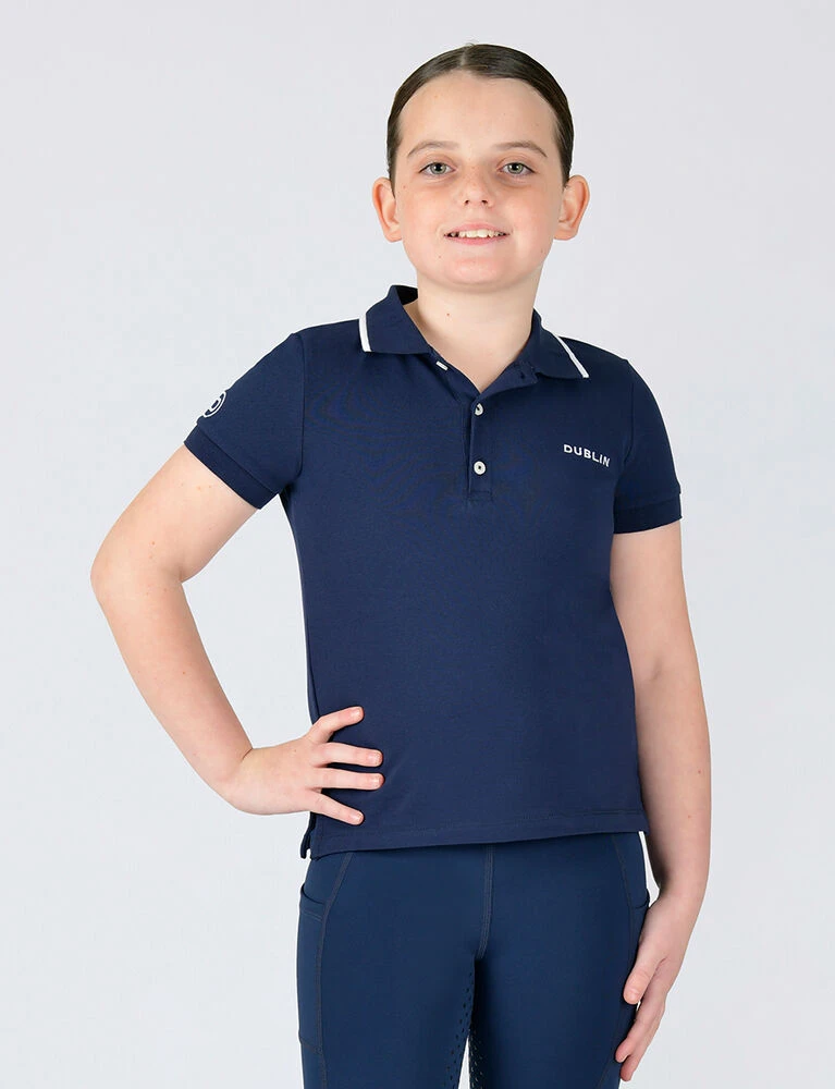 Kids Poppy Short Sleeve Polo Top