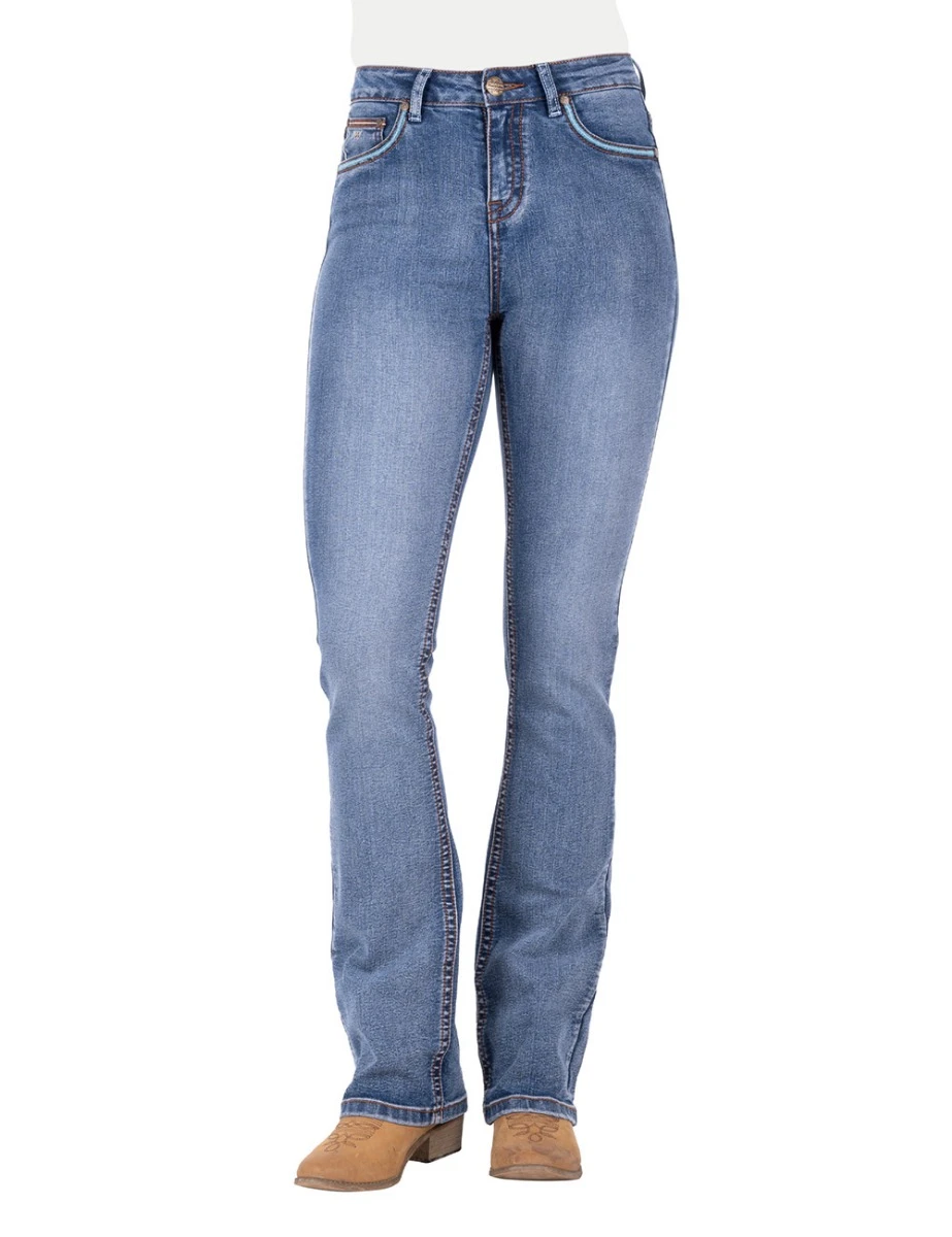 Womens Nina Hirise Boot Jean - 34 Leg
