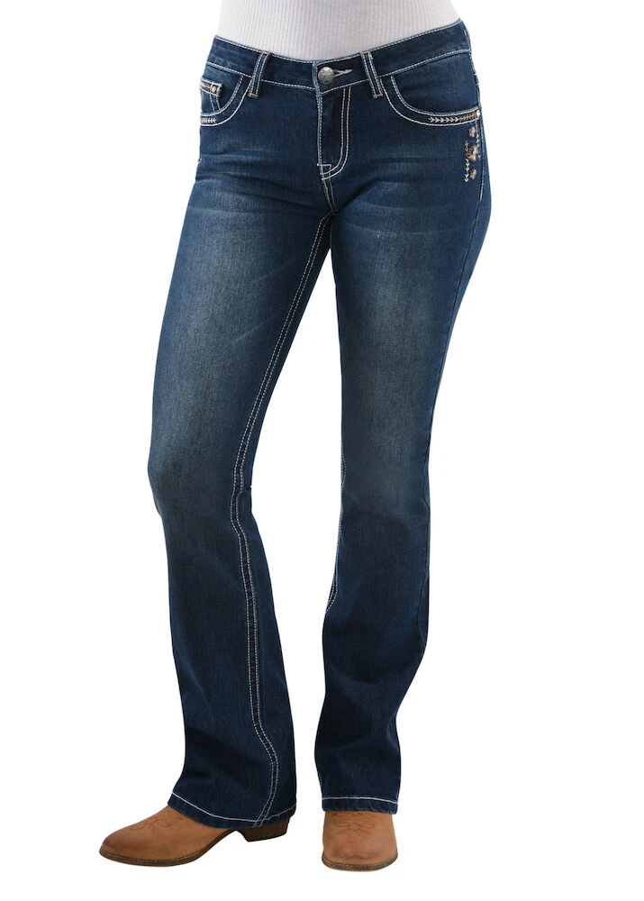 Womens Lola Boot Cut Jean 34 Leg