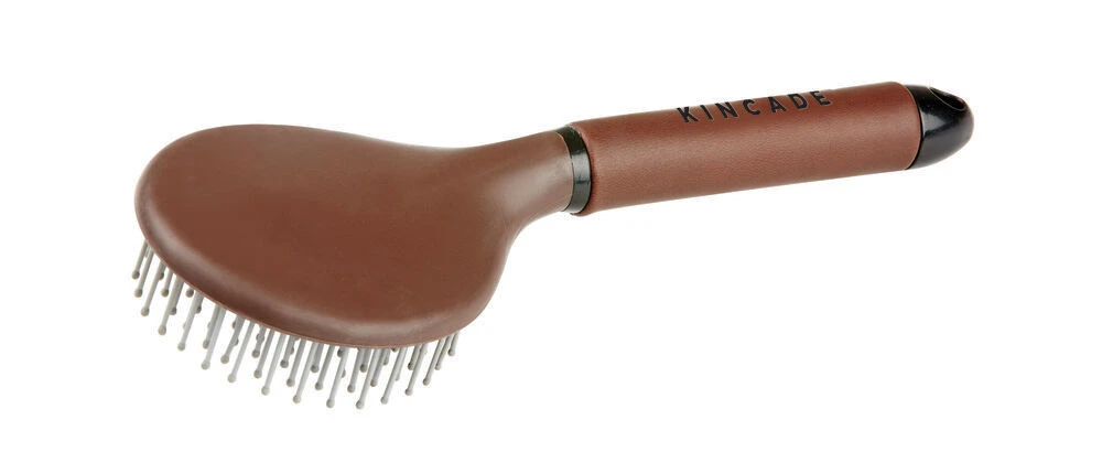 Leather Embossed Mane And Tail Brush