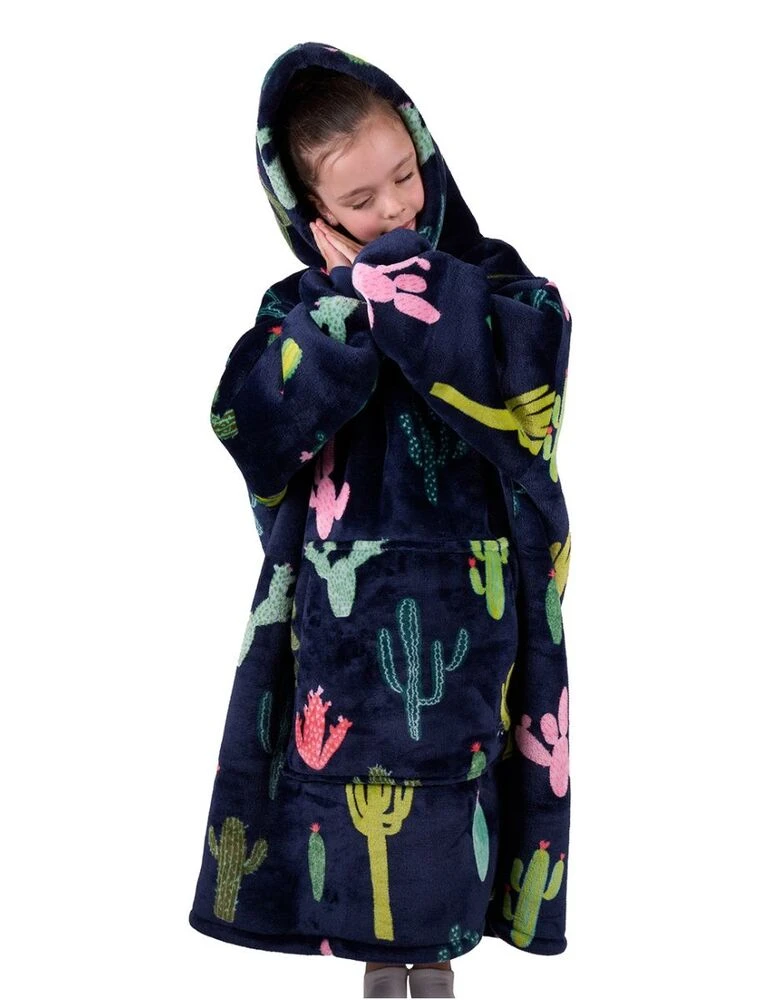 Kids Cactus Snuggle Hoodie