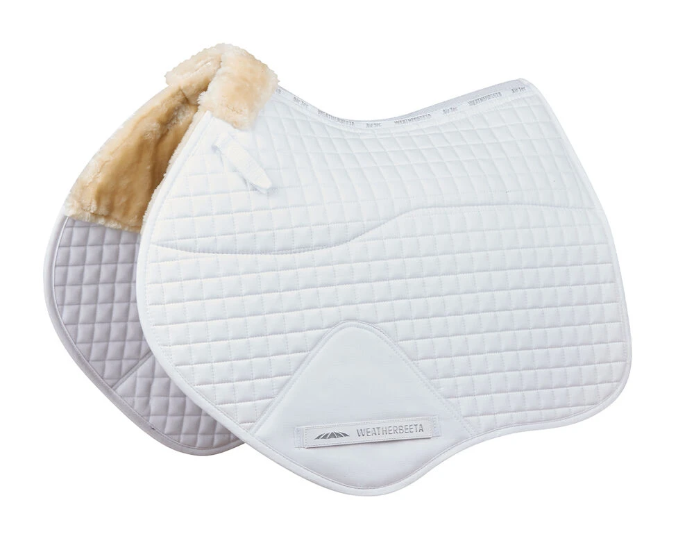 Prime Comfy Fleece Jump Shaped Saddle Pad