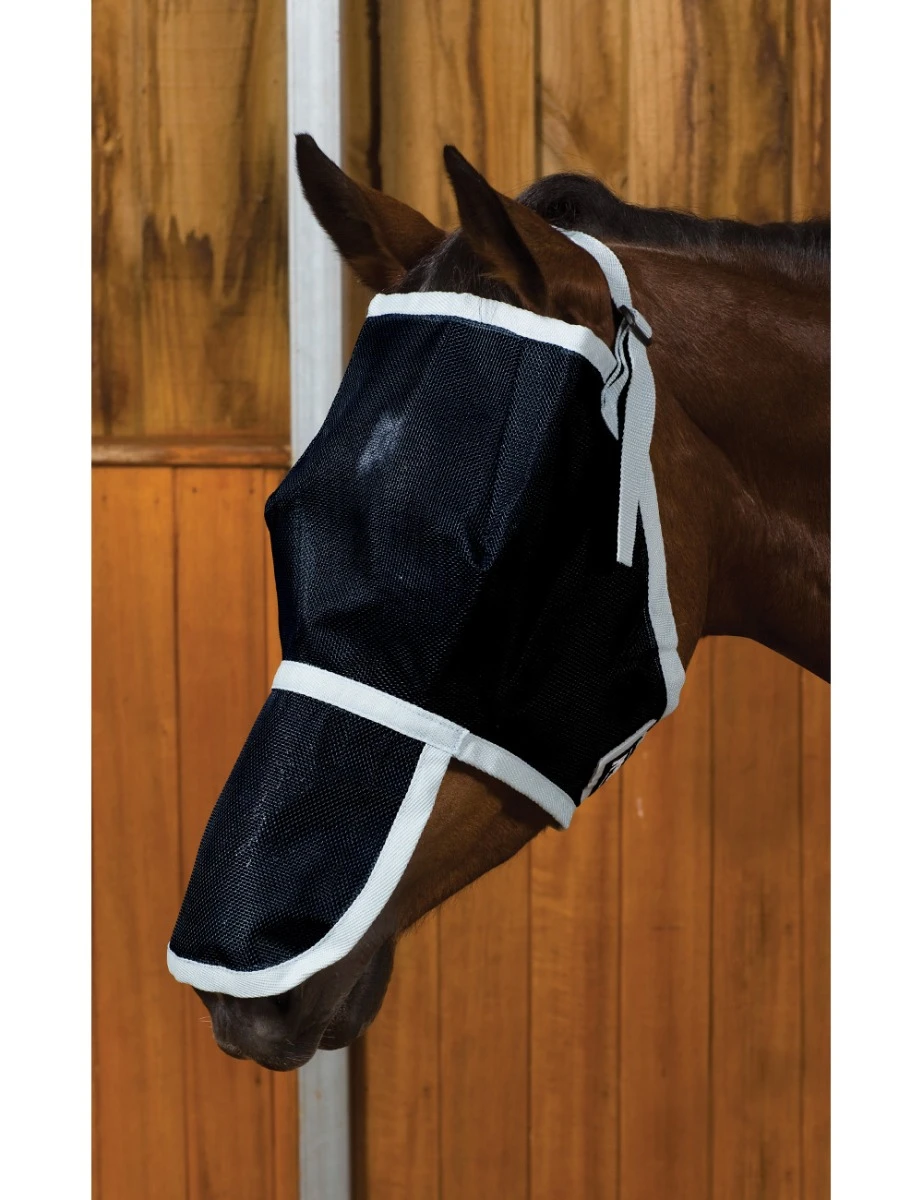 Buzz Away Fly Mask With Nose
