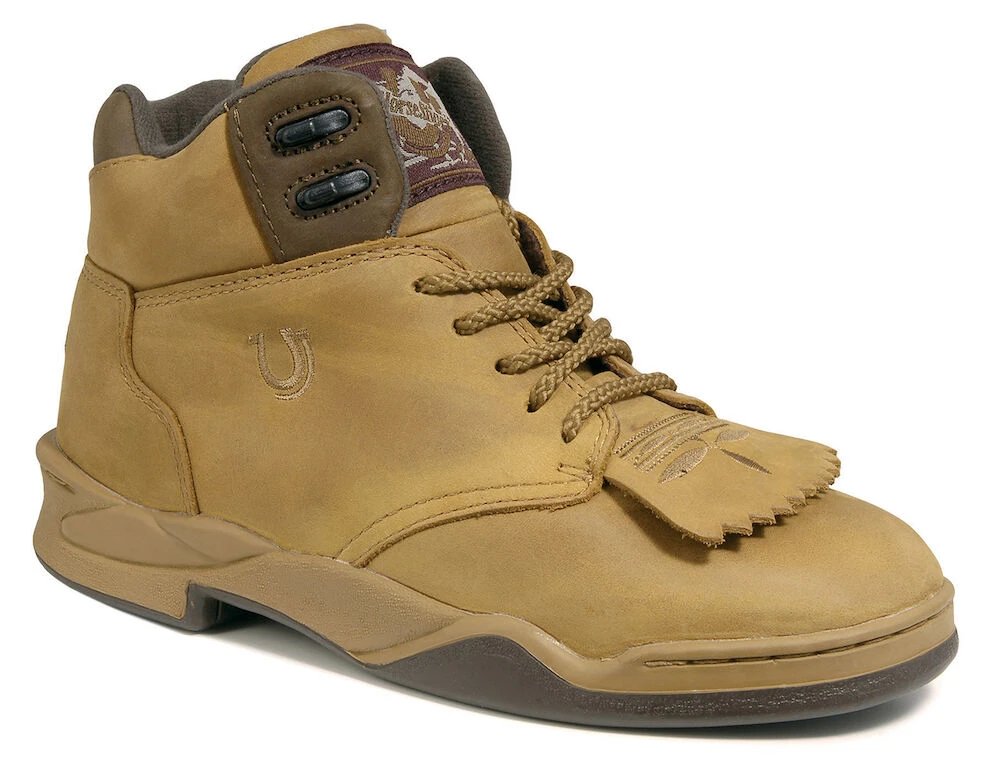 Womens Kiltie Horseshoe Boots