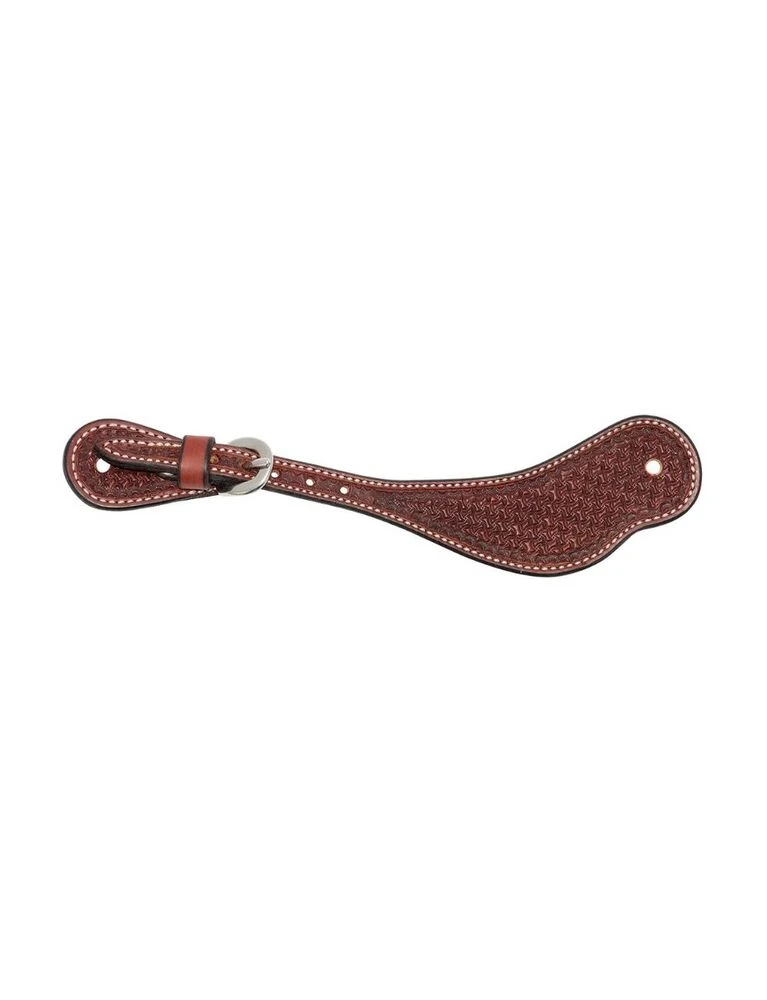 Rosewood Spider Stamp Spur Straps