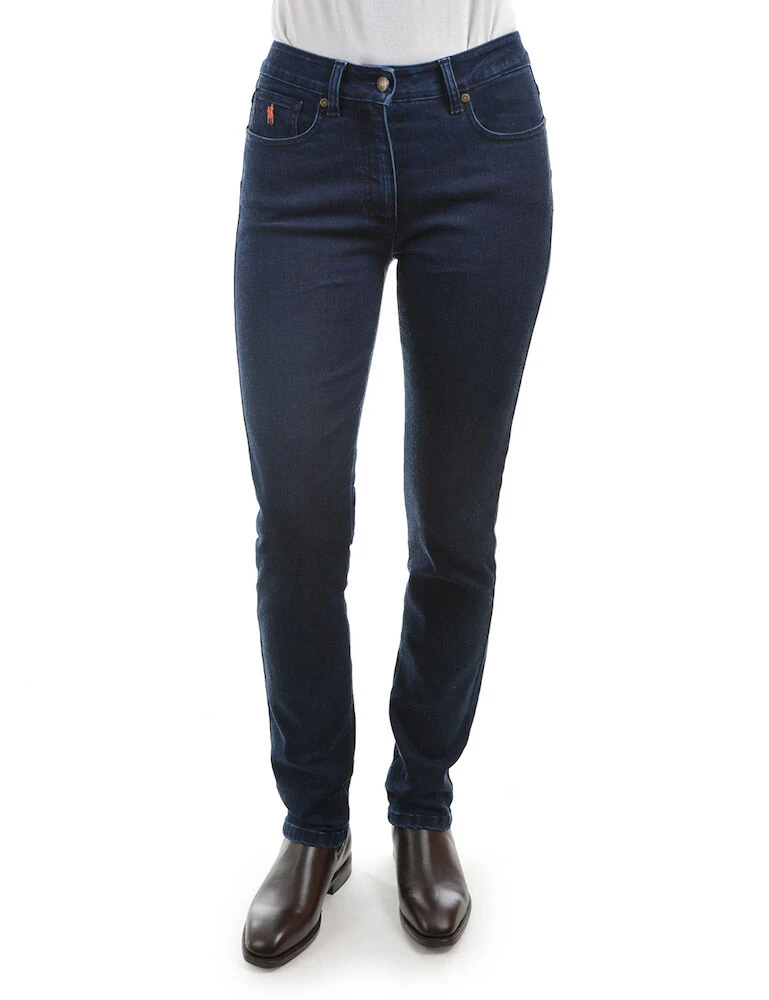 Womens Wool Denim Slim Leg Wjean