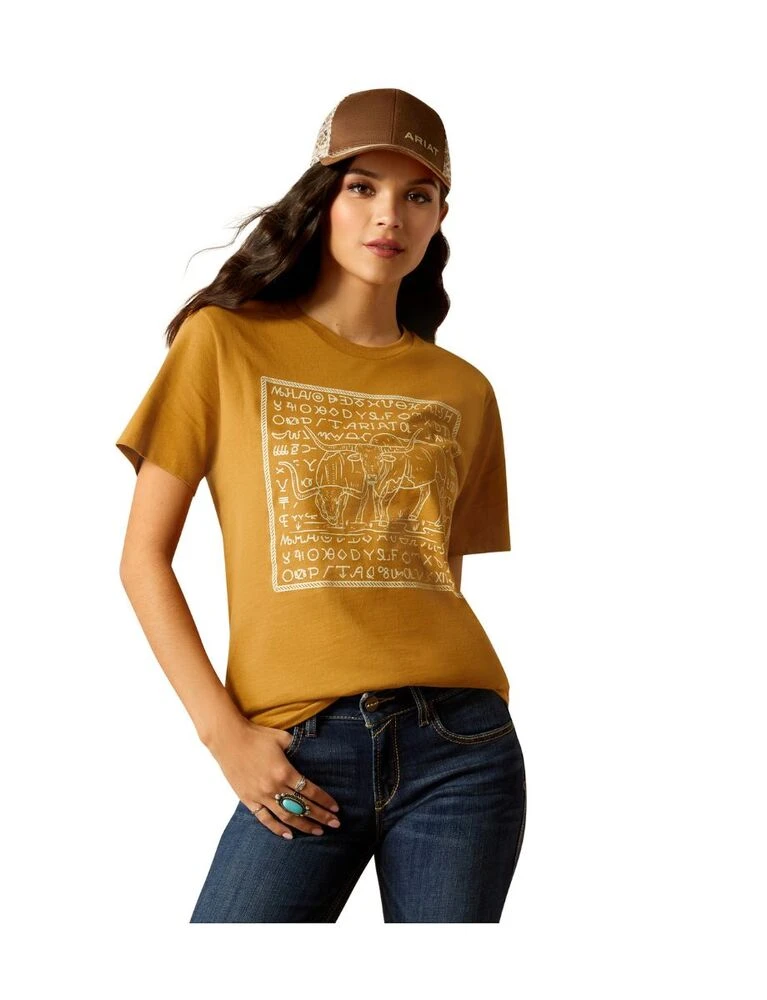 Womens Longhorn Brand Tee