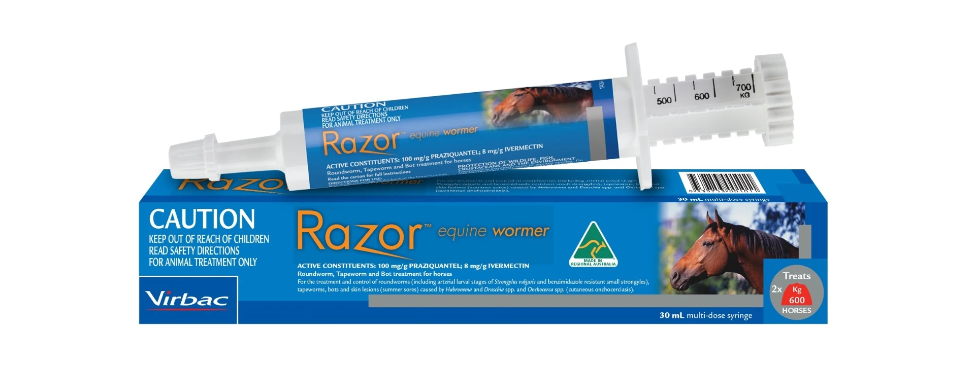 Razor Multi Dose Worm Paste - 30ML