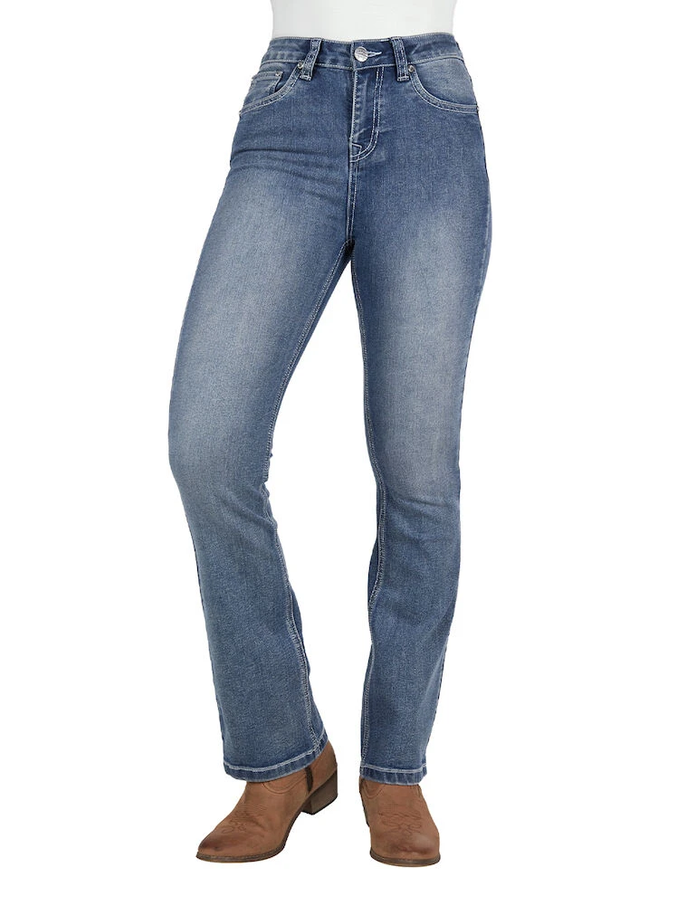 Womens Amy Hi Rise Boot Cut Jean