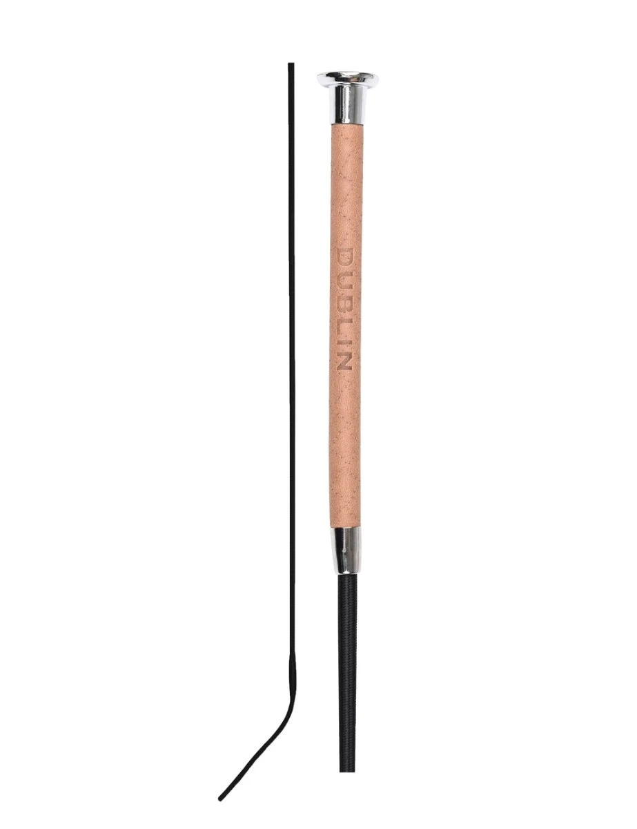 Fancy Stitch Leather Dressage Whip