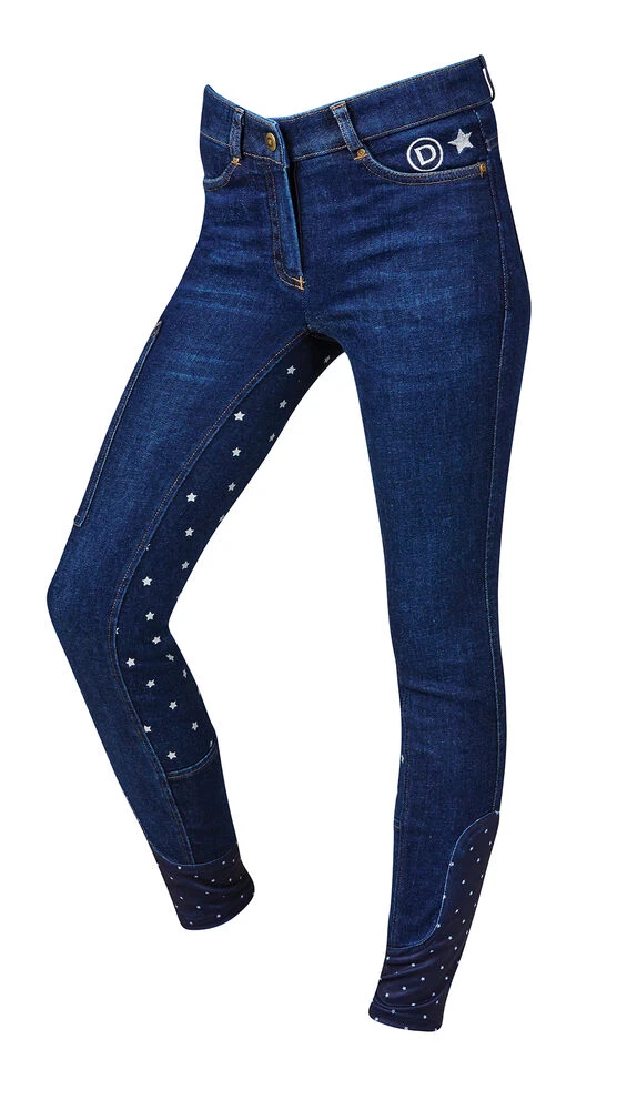 Kids Shona Denim Full Seat Breeches