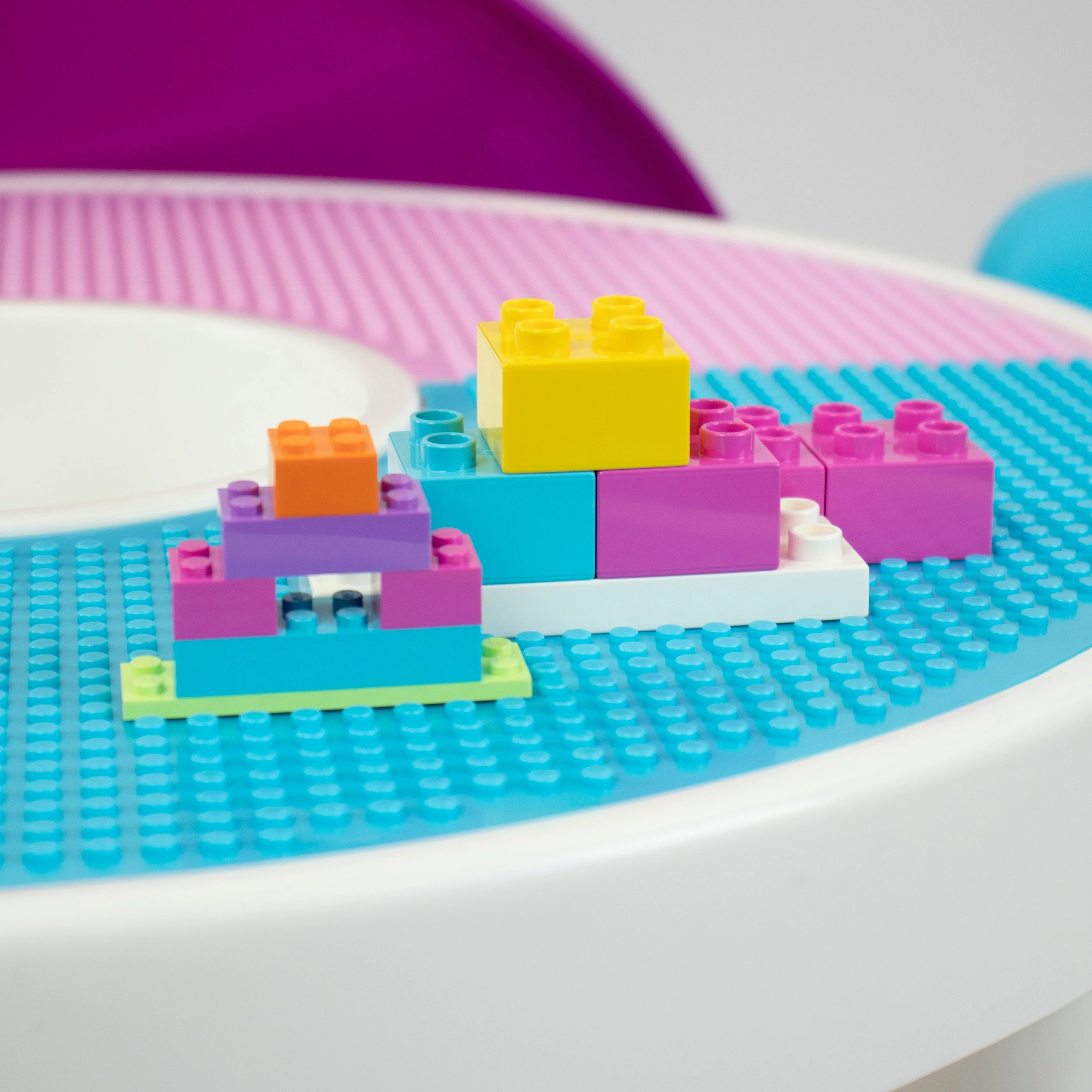 Forever 2-in-1 Building Block Compatible Activity Table