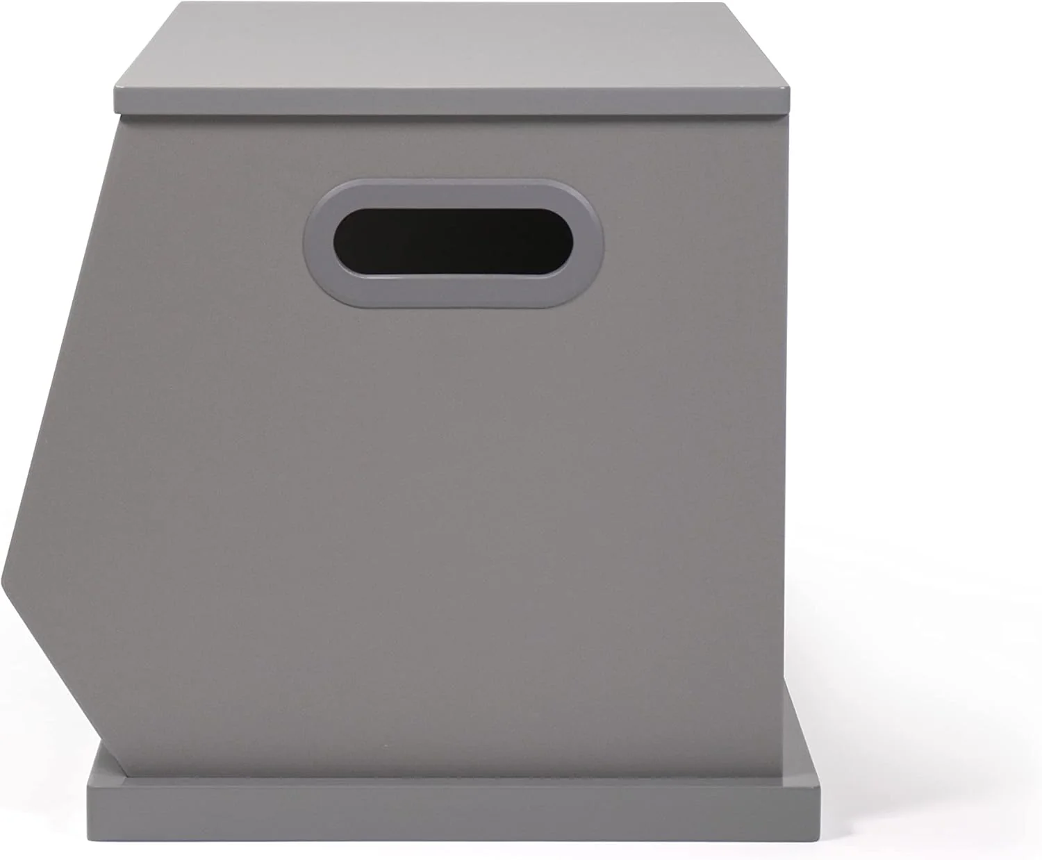 Humble Crew Wood Toy Storage Cubby and Kids Bookcase, Grey