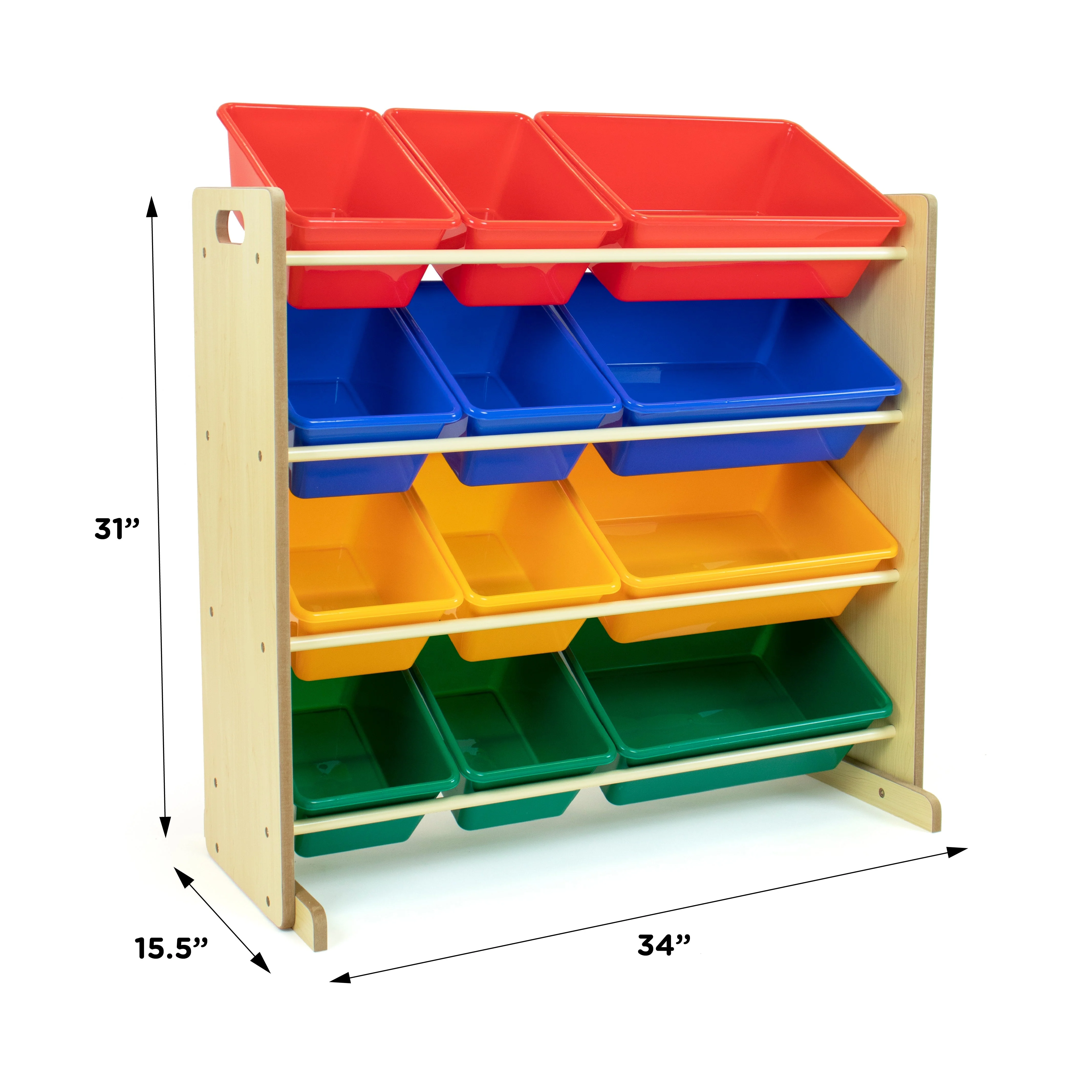 Primary 12-Bin Toy Organizer