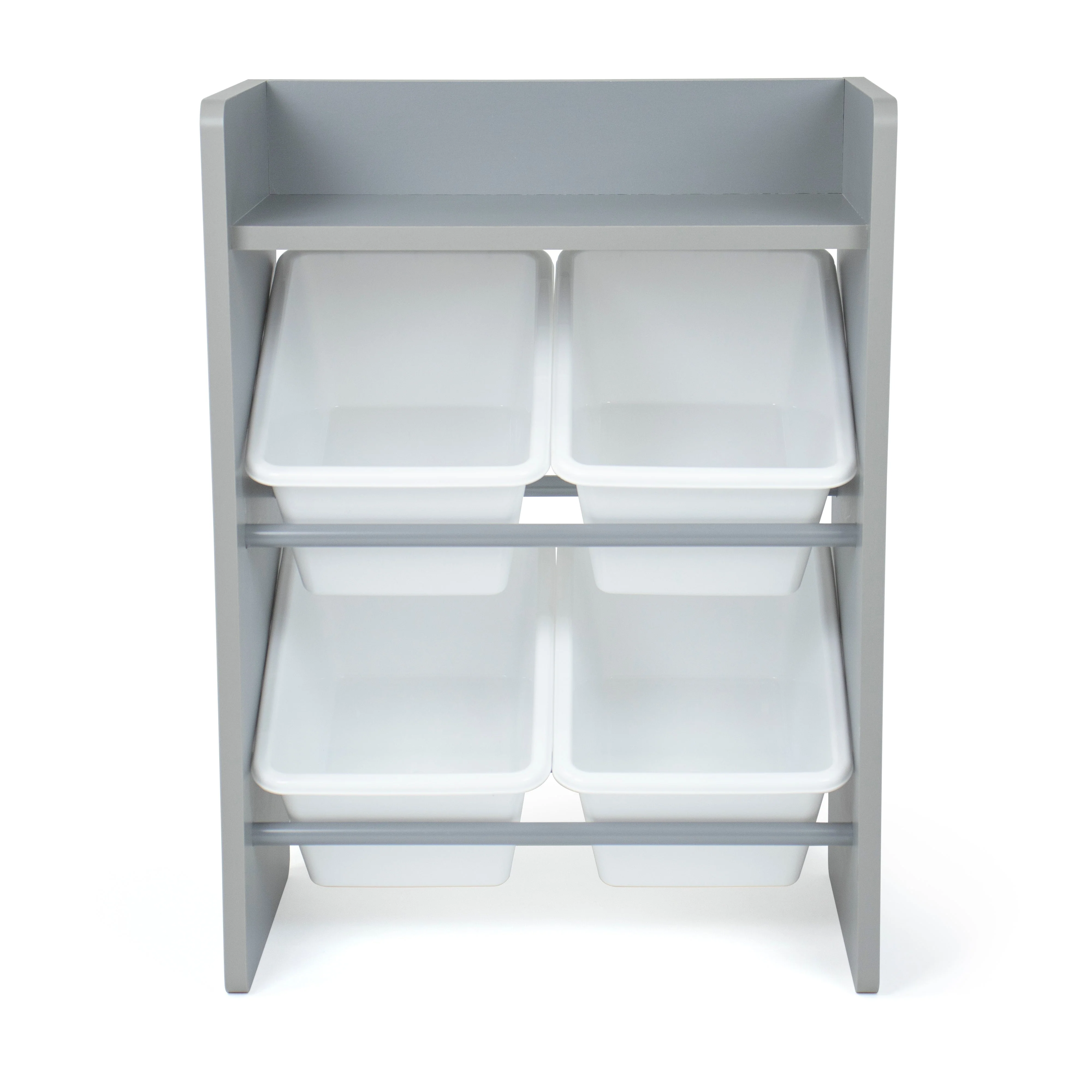 4 Bin Storage End Table Night Stand