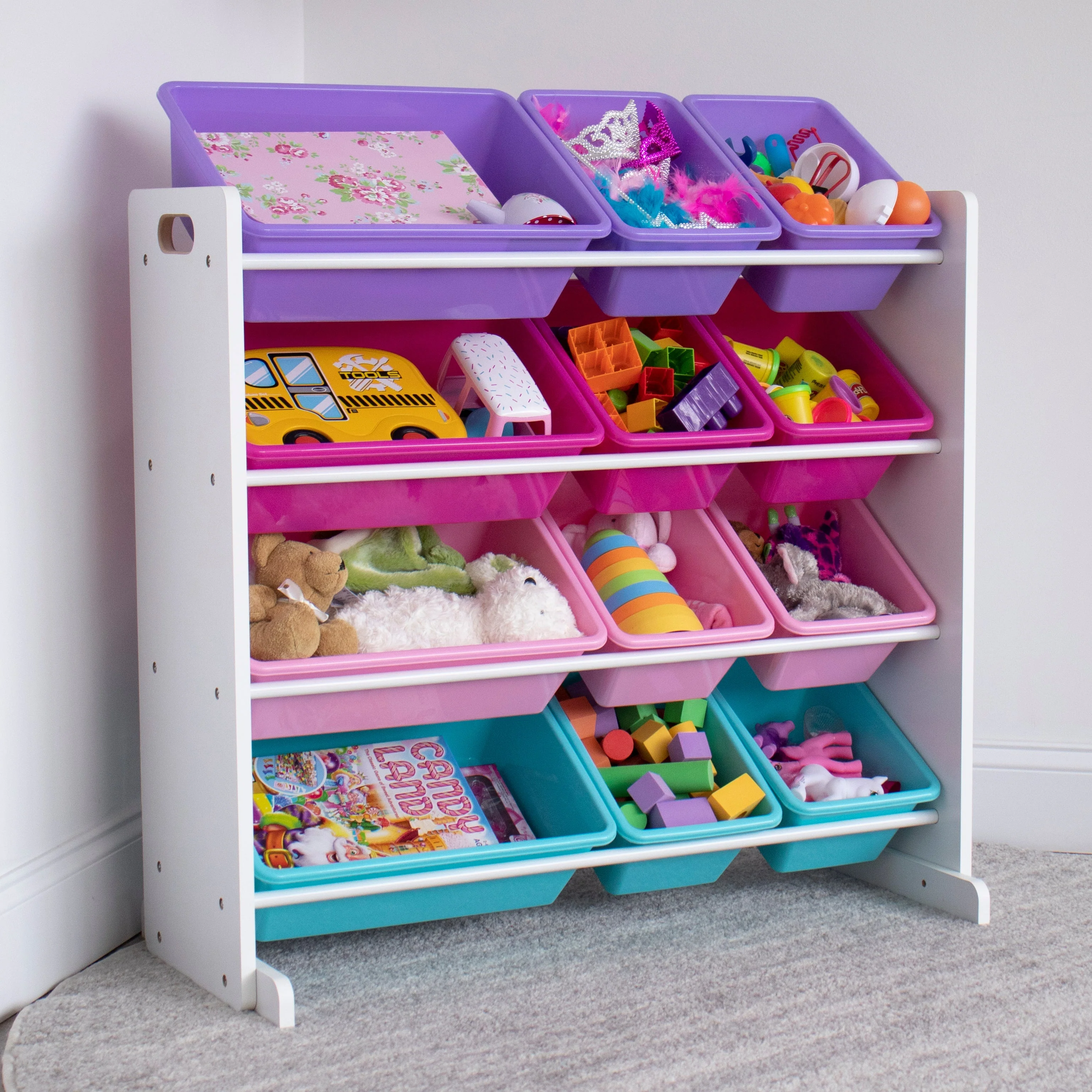 Forever Toy Storage Organizer with 12  Storage Bins