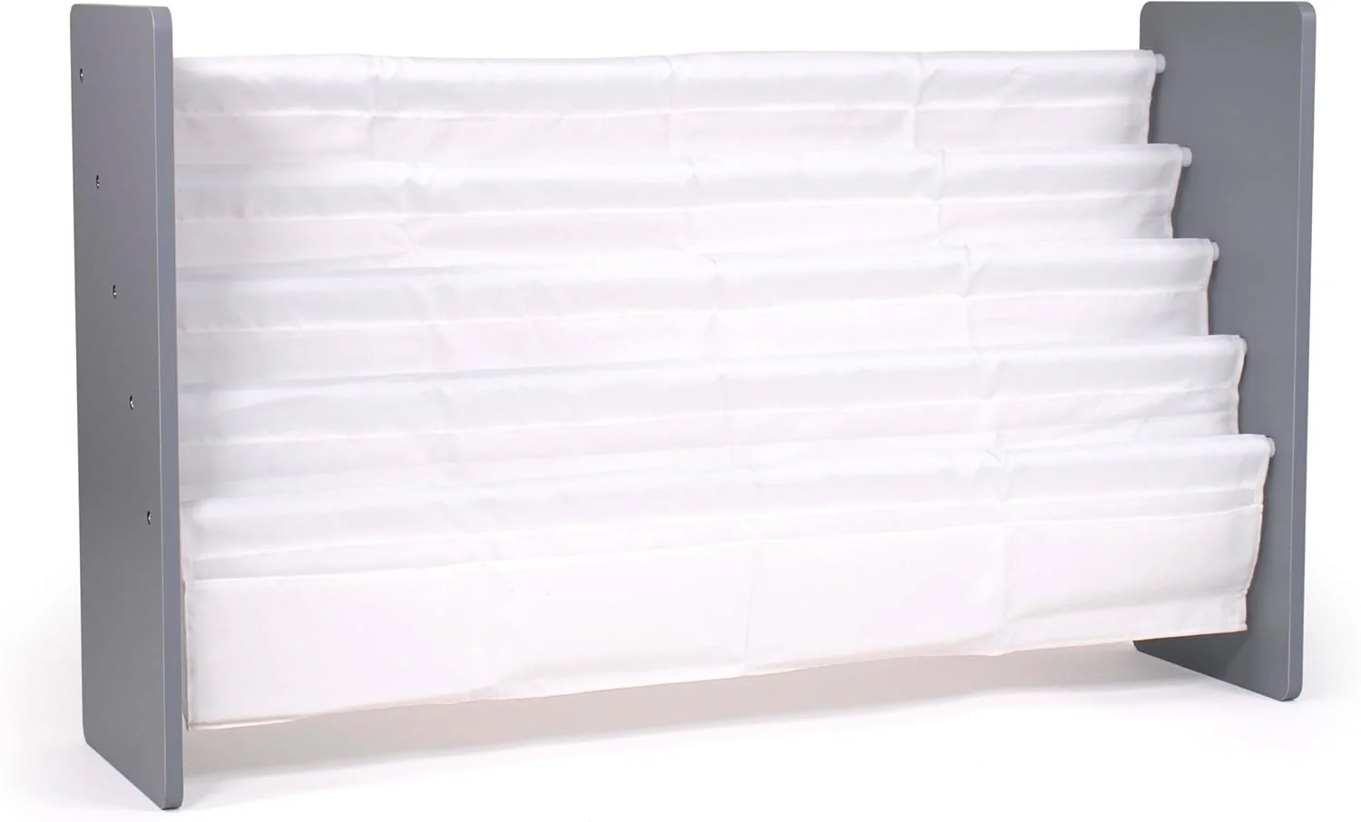 Inspire Extra Large Kids 4 Tier Bookrack with 4 Front Pockets for Smaller Books