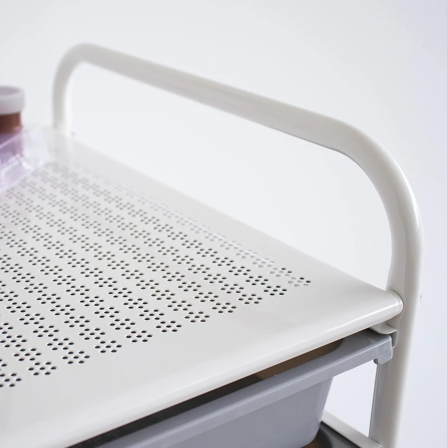 Humble Crew Essentials 8 Drawer Rolling Storage Cart with Wheels, Grey