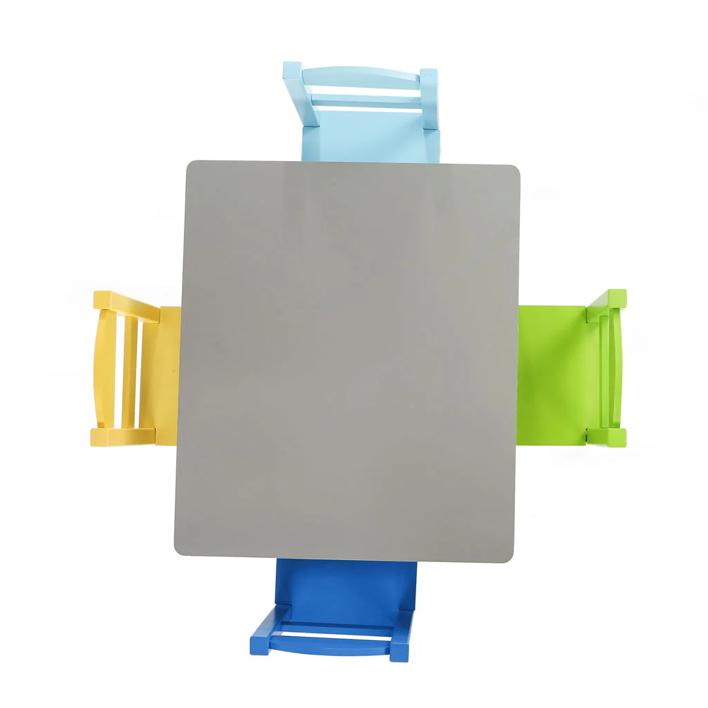 Elements Grey Wood Kids Table & 4 Chairs