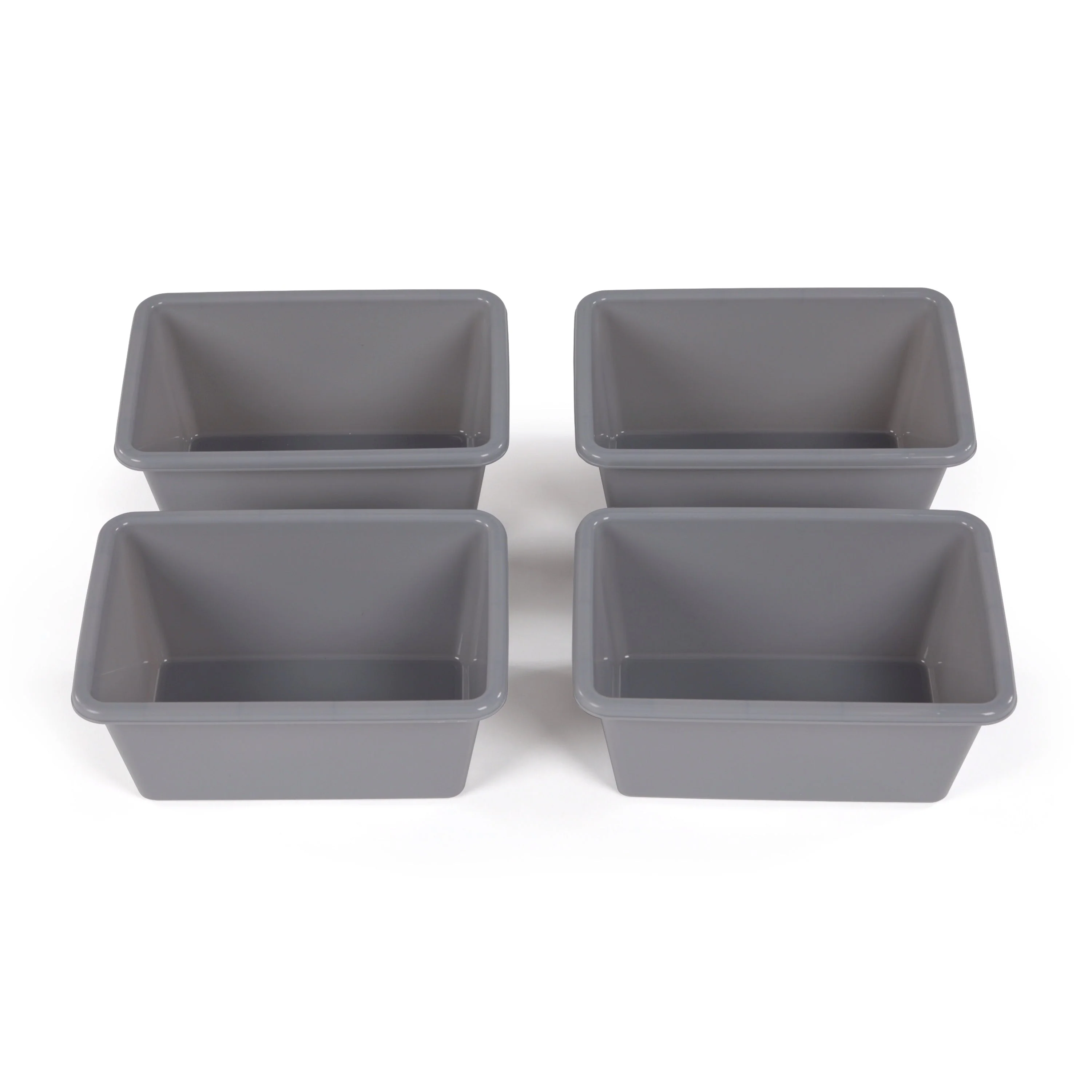 Grey Bin 4Pack, Small