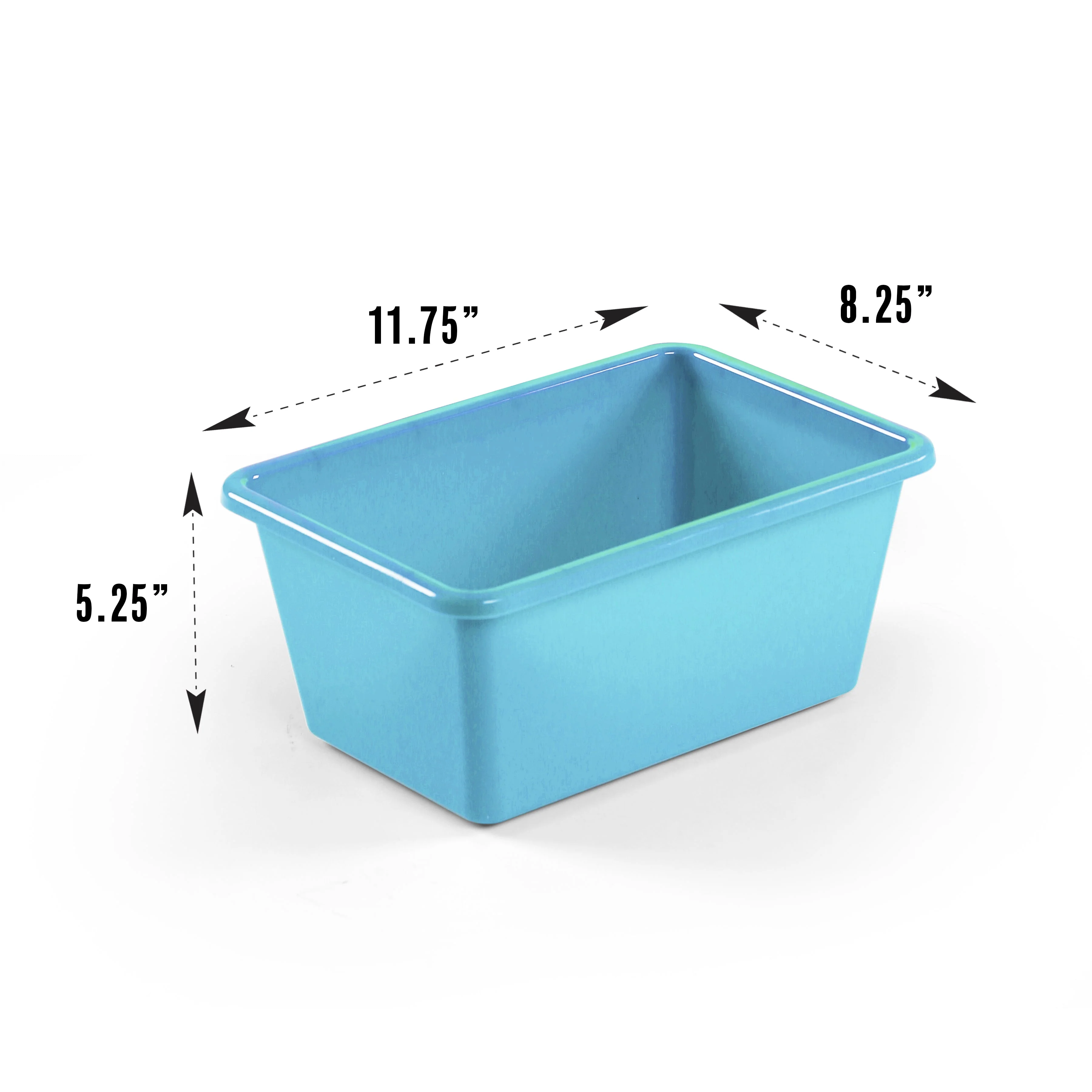 Blue & Aqua Bins 4 Pack, Small
