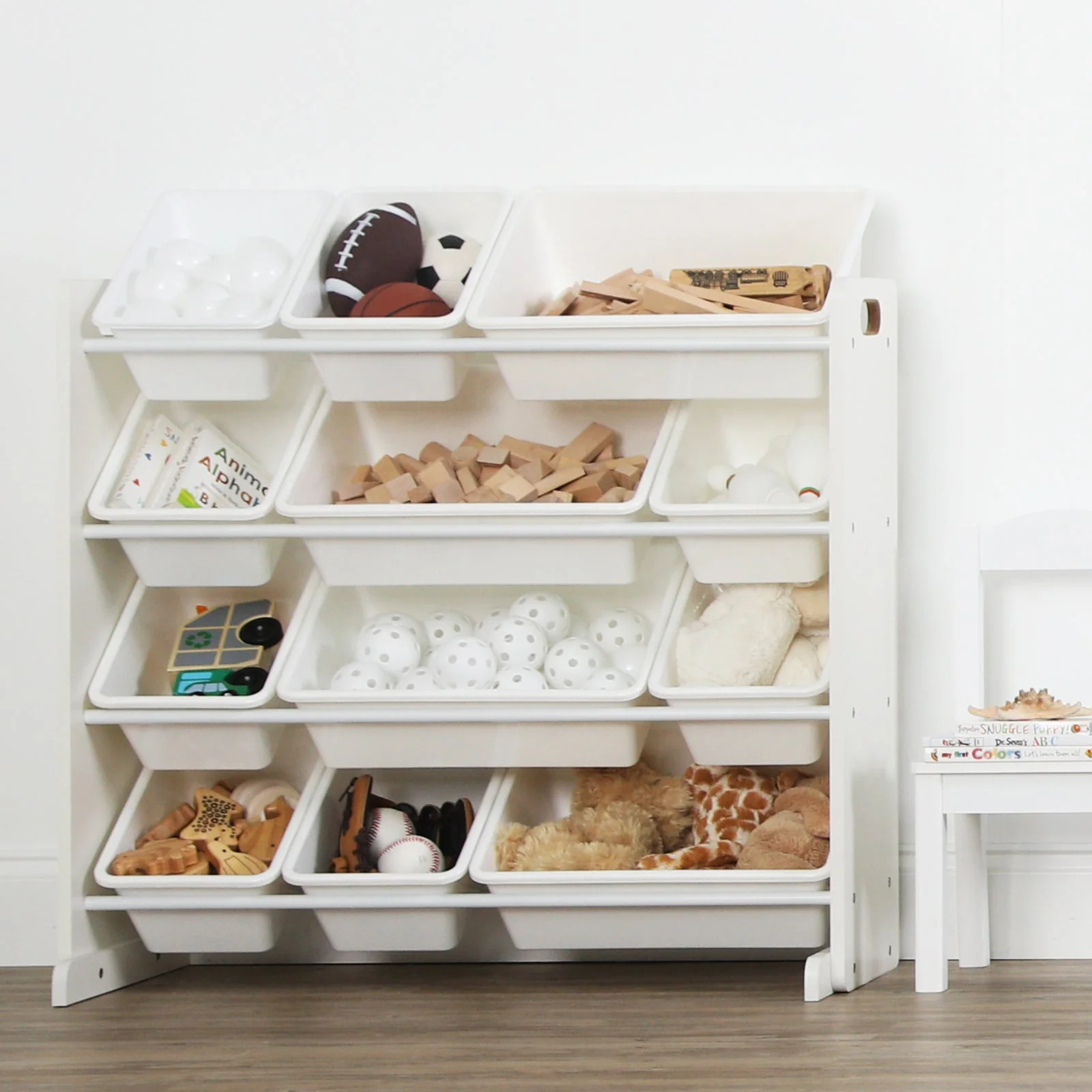 Cambridge White 12-Bin Toy Organizer
