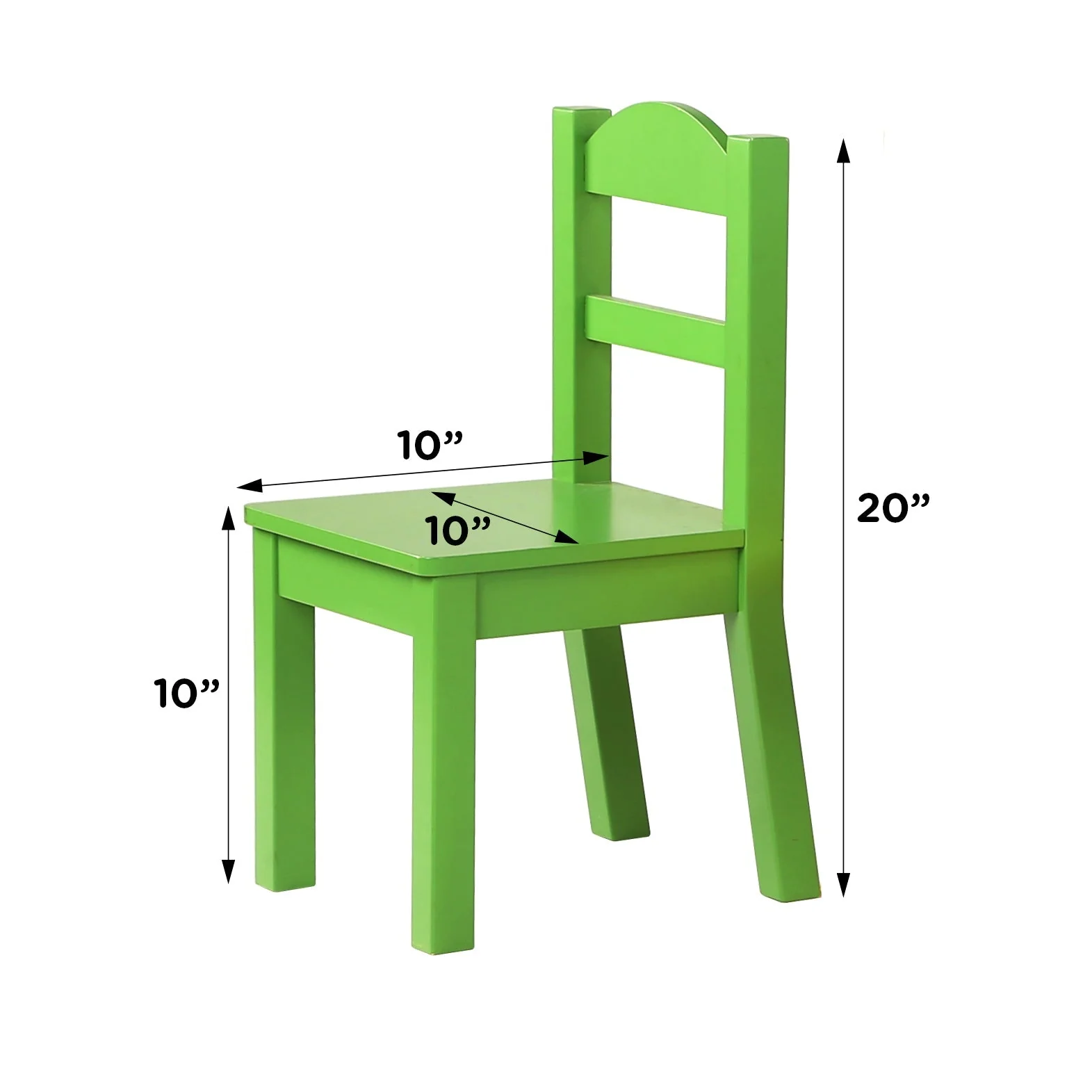 Pastel White Kids Table & 4 Chairs