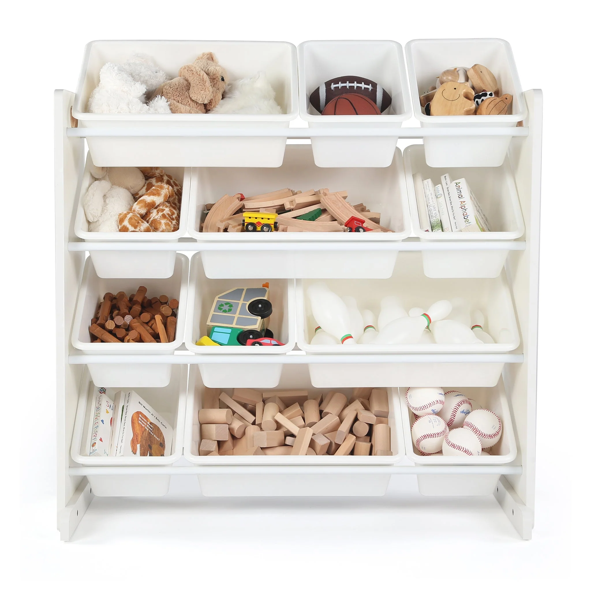 Cambridge White 12-Bin Toy Organizer