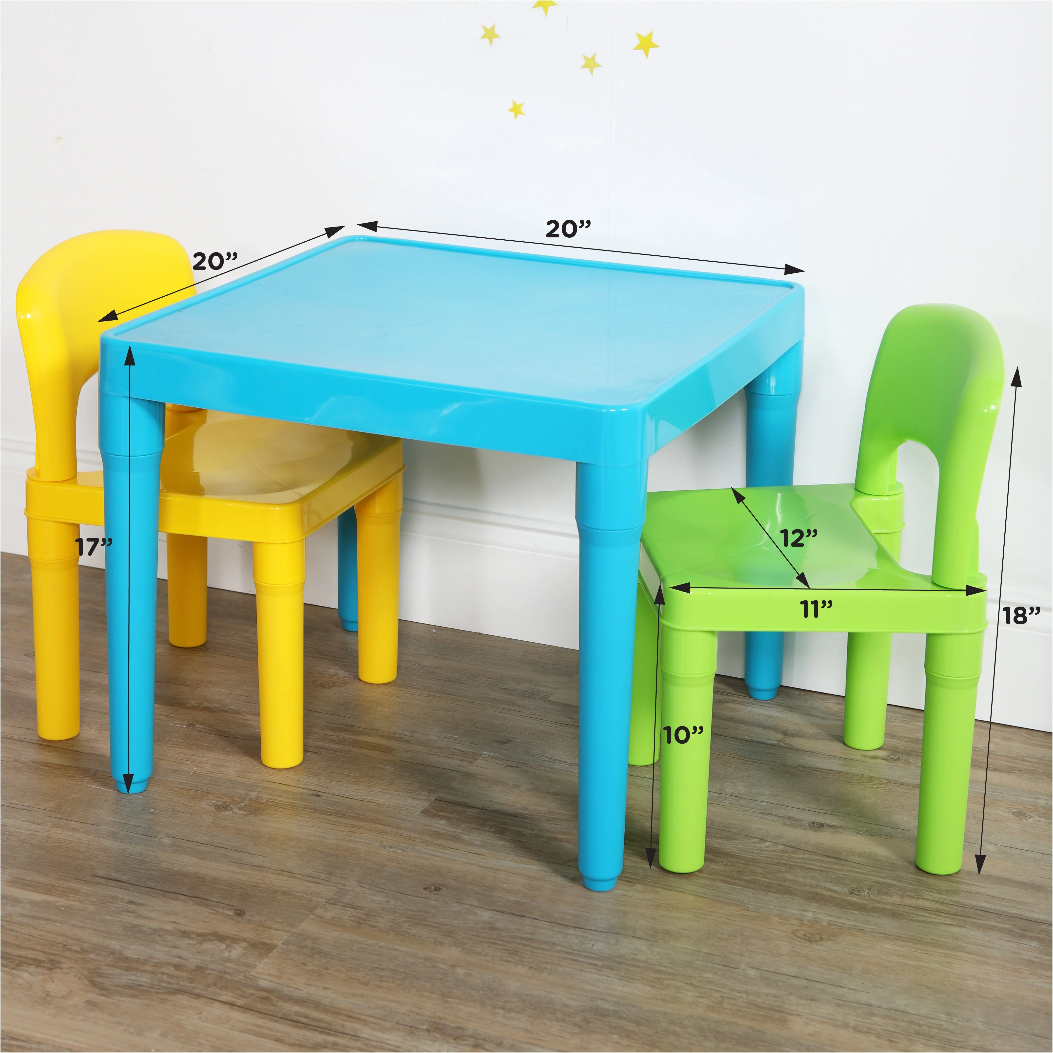 Elements Plastic Table & 2 Chairs
