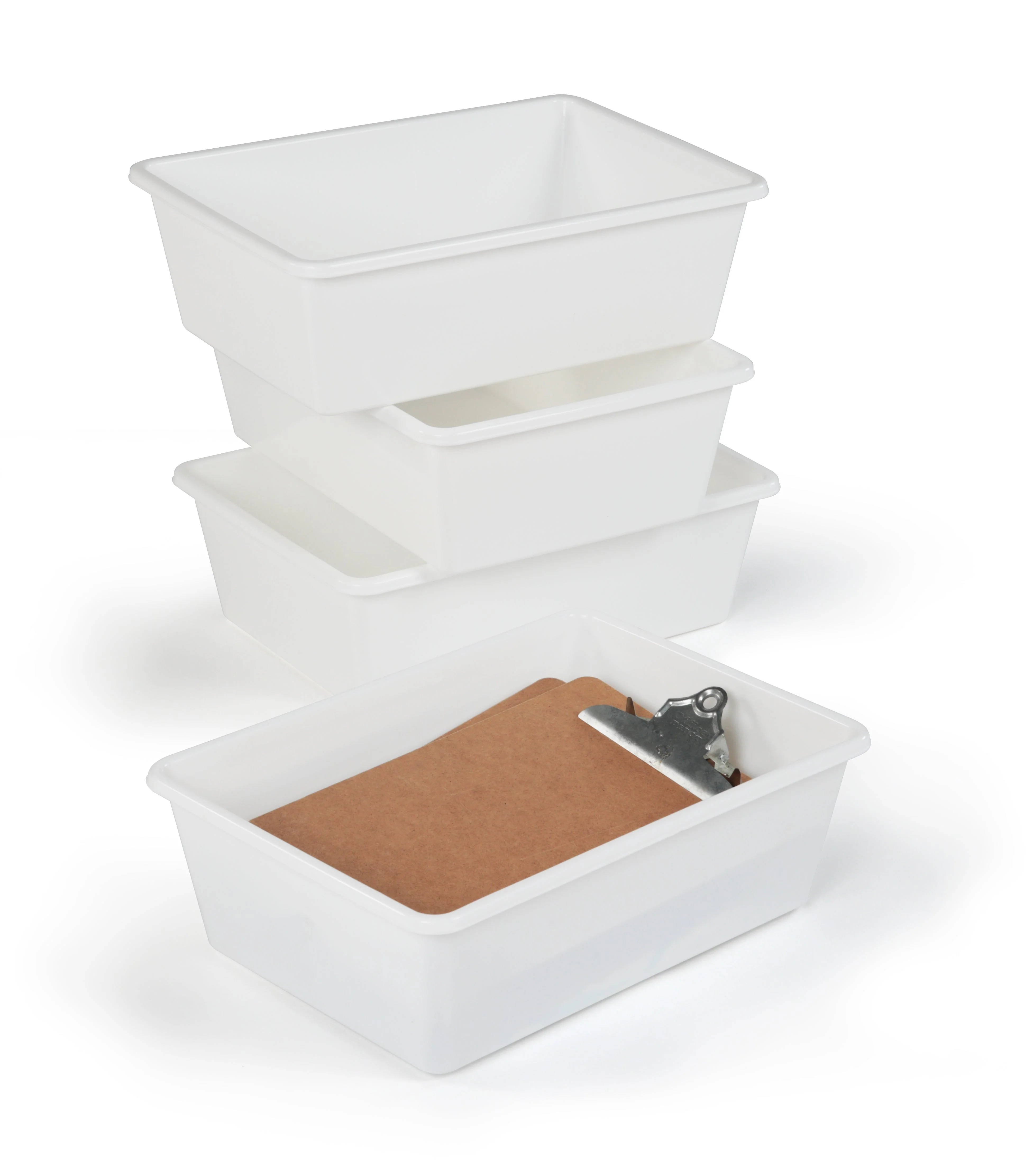 White Bin 4Pack Large