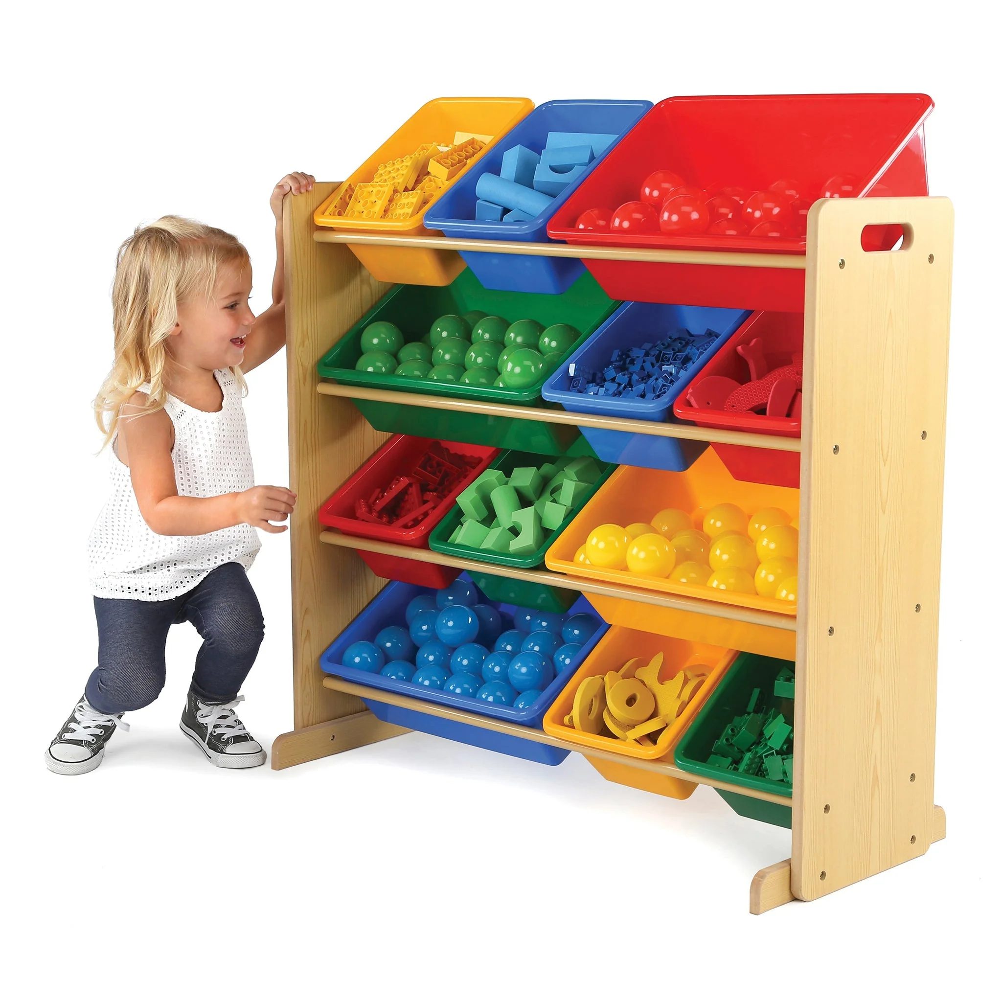 Primary 12-Bin Toy Organizer
