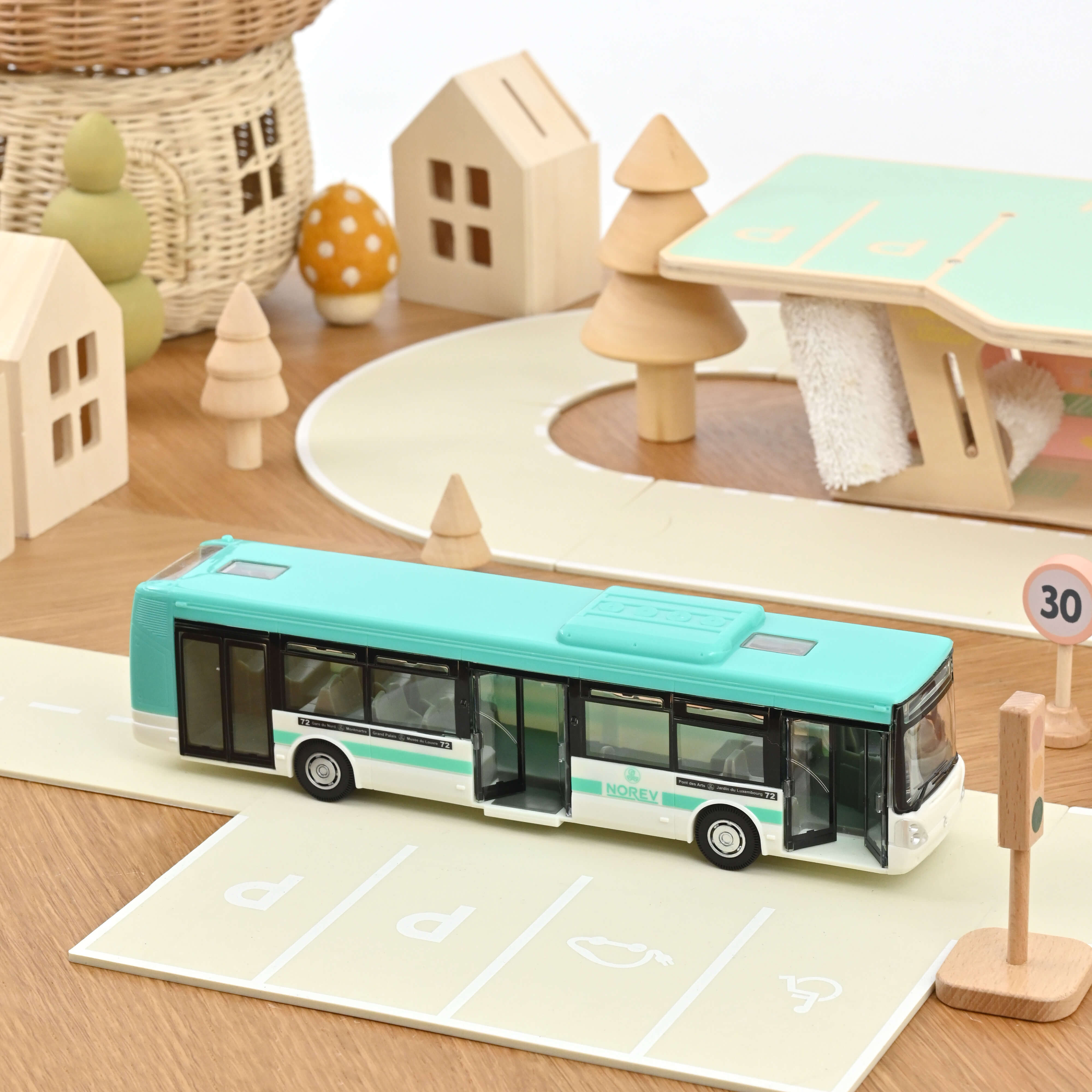 Bus Irisbus Blue Plastigam 1:43