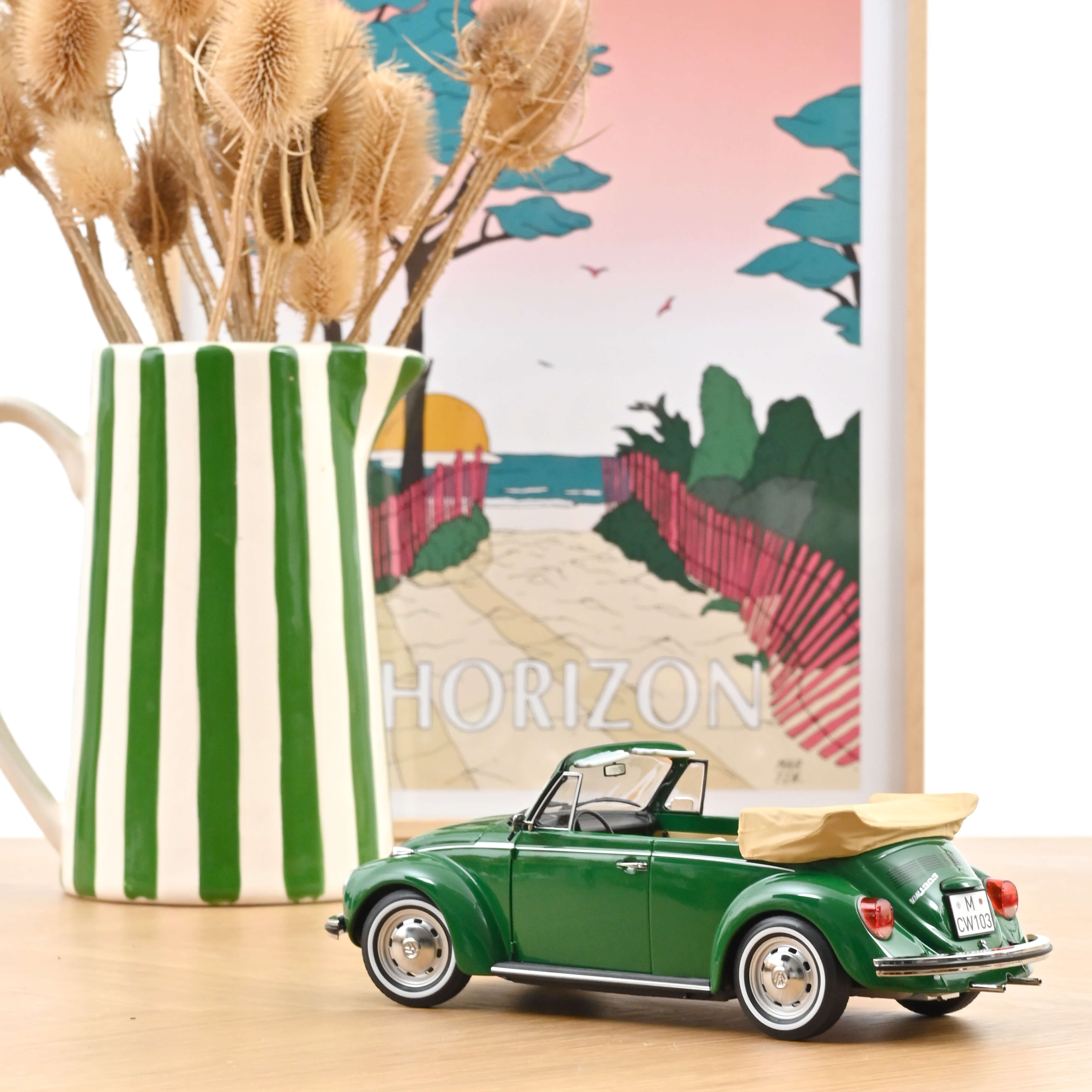 VW 1303 Cabriolet 1972 Sambesi Green 1:18 - 200pcs