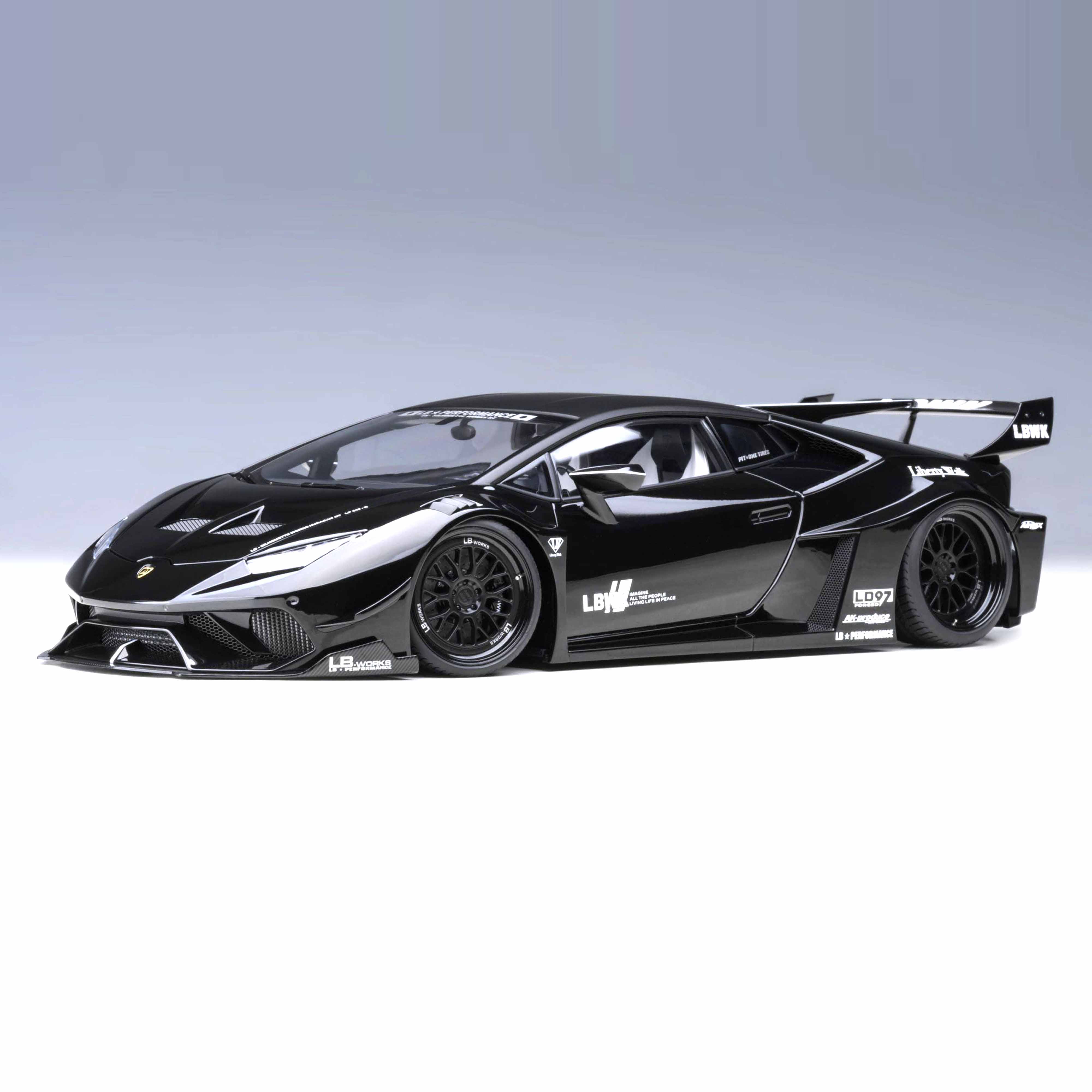 Liberty Walk LB Silhouette Lamborghini Huracan GT 2019 Black 1:18