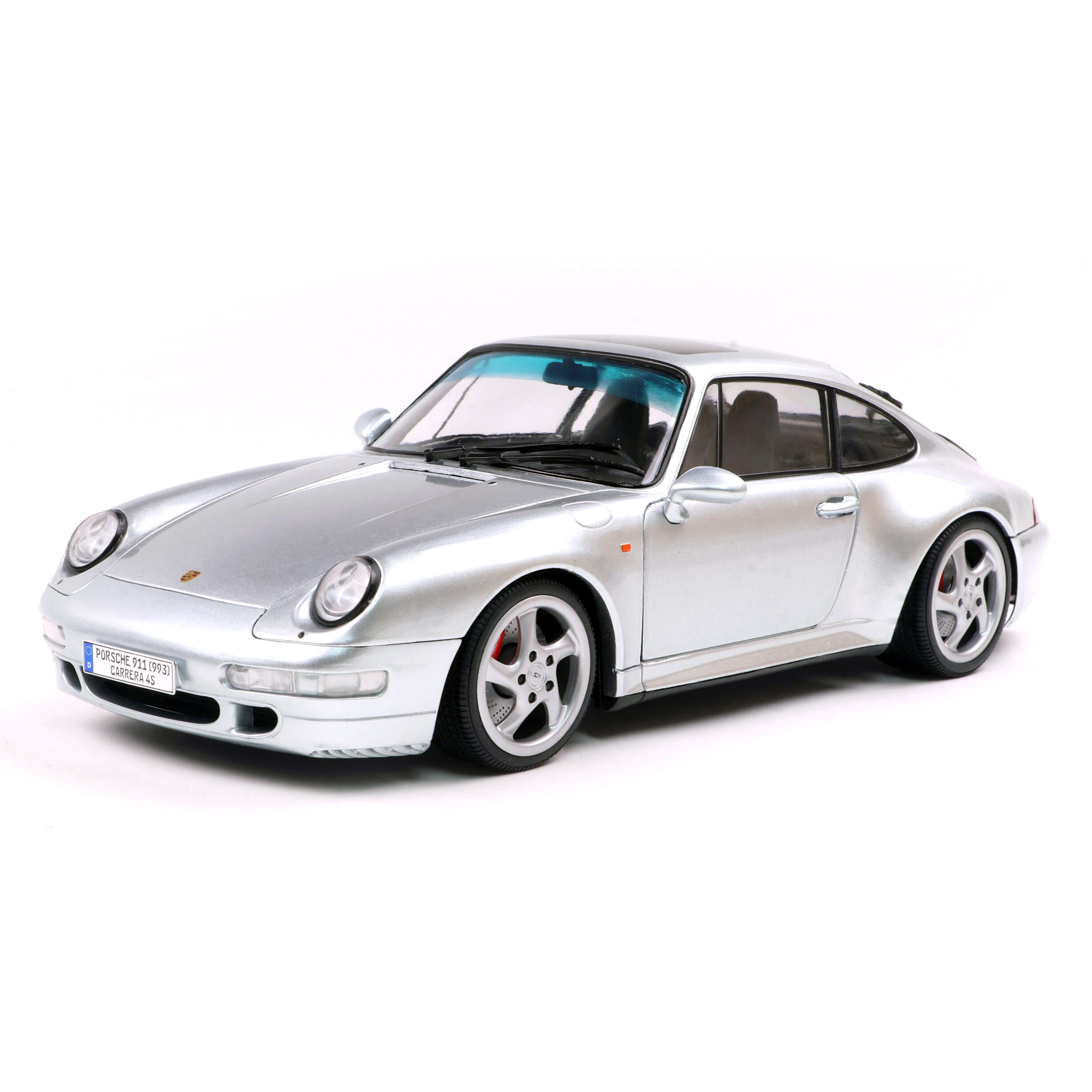 Porsche 911 (993) 4S Polar Grey 1996 1/18
