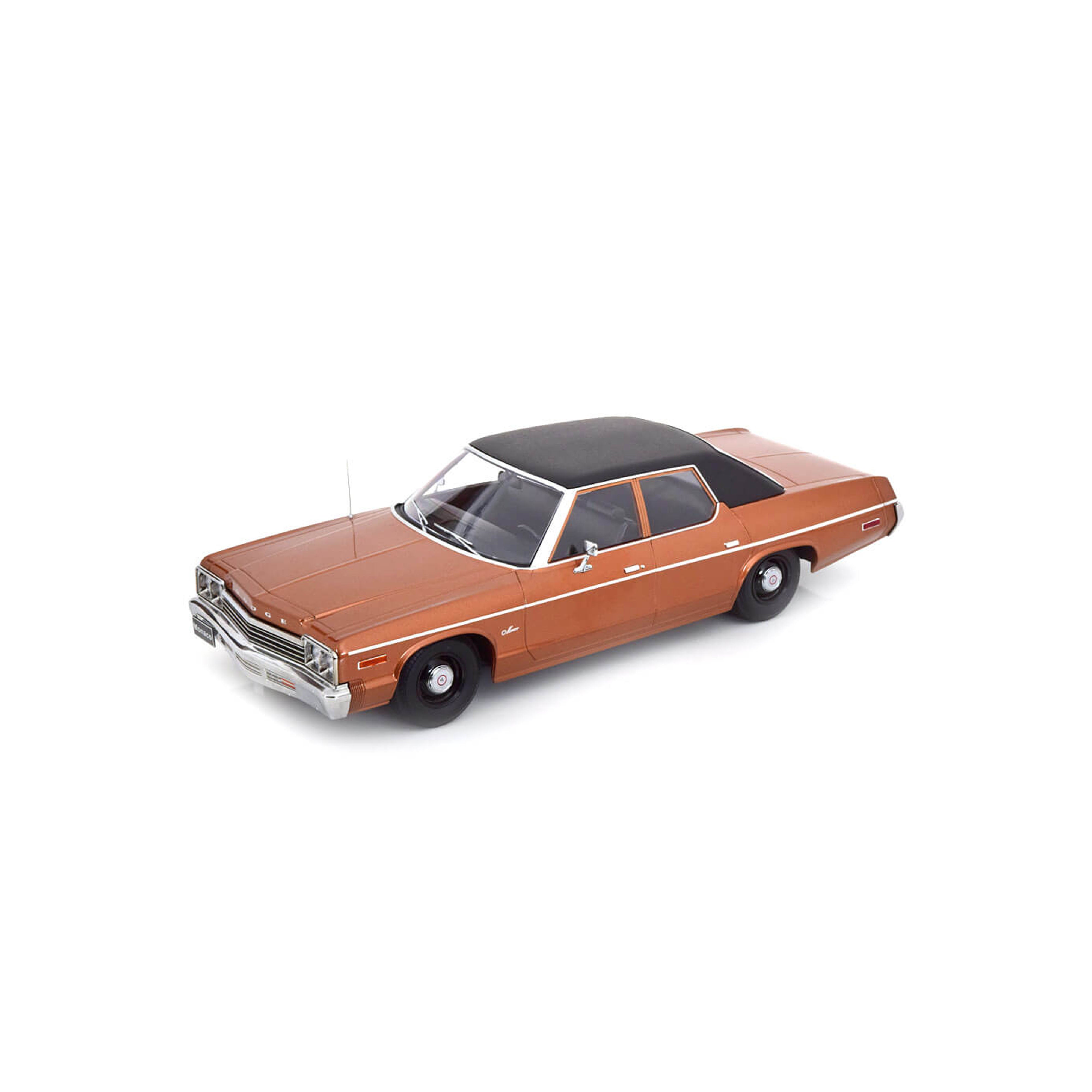 Dodge Monaco 1974 Vinyl Roof Brown Metallic/Black 1:18