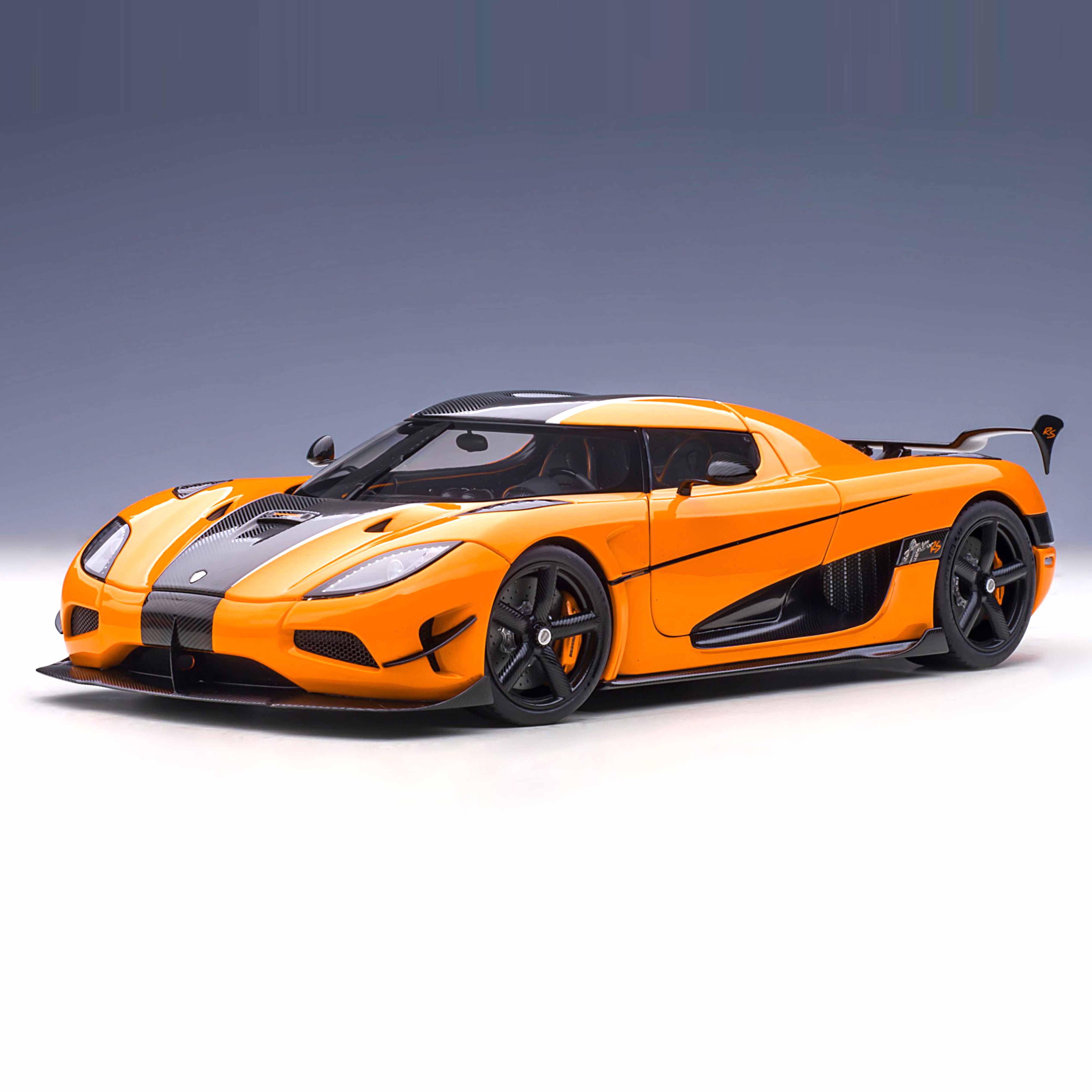 Koenigsegg Agera RS 2015 Orange/Black 1:18