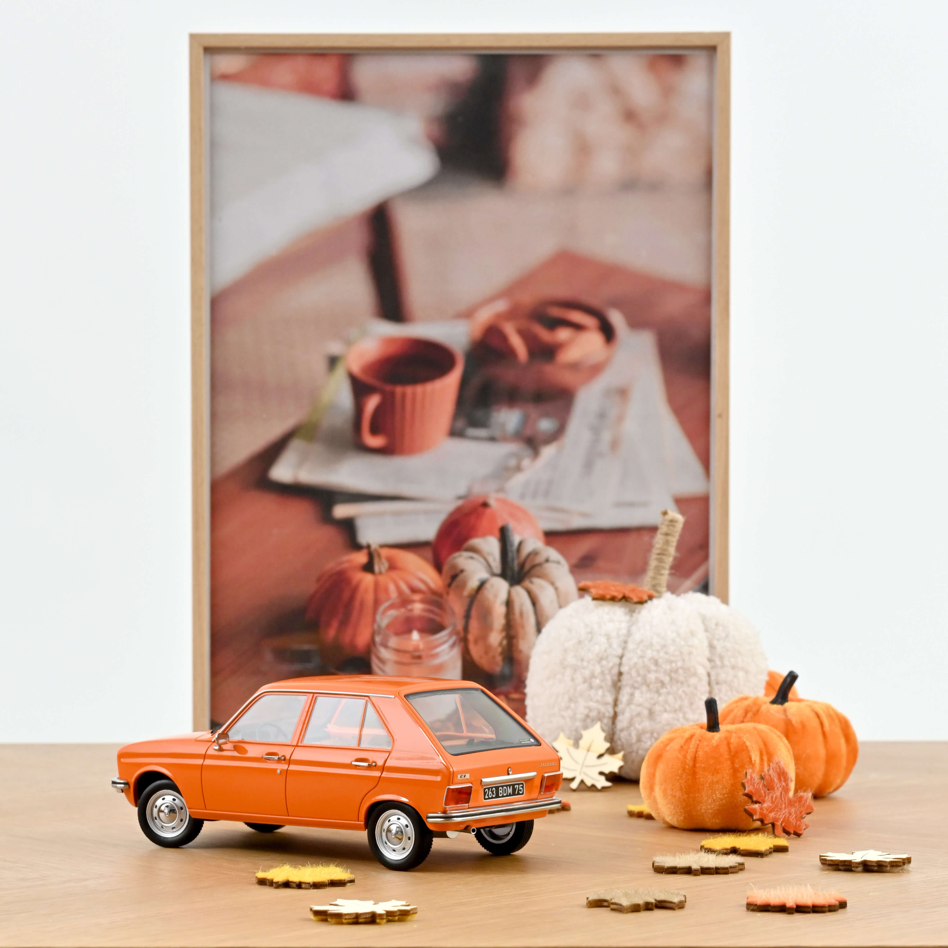 Peugeot 104 GL 1977 Orange 1:18 - 300pcs