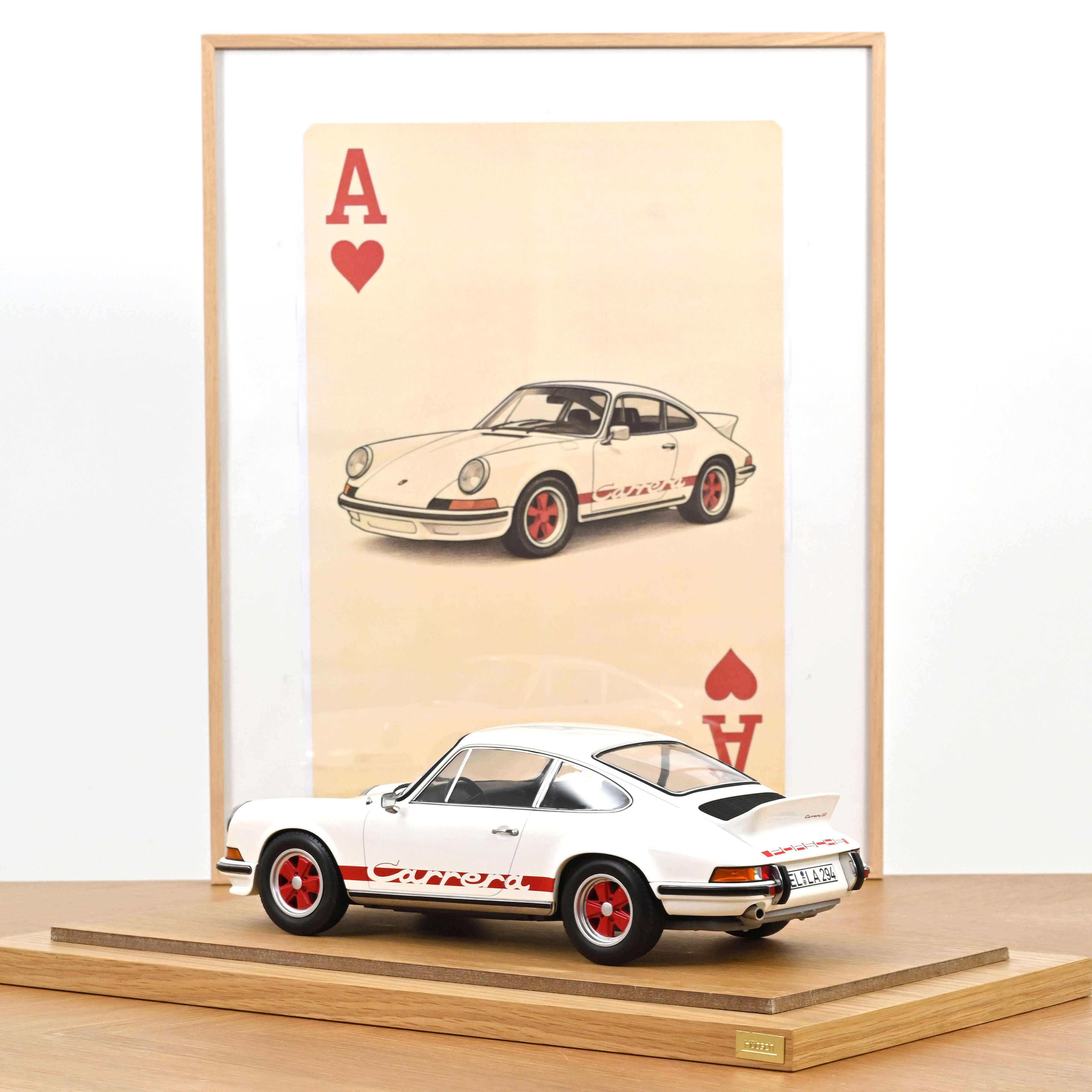 Porsche 911 Carrera RS 2.7 1973 Grand-Prix-White/Red 1:12