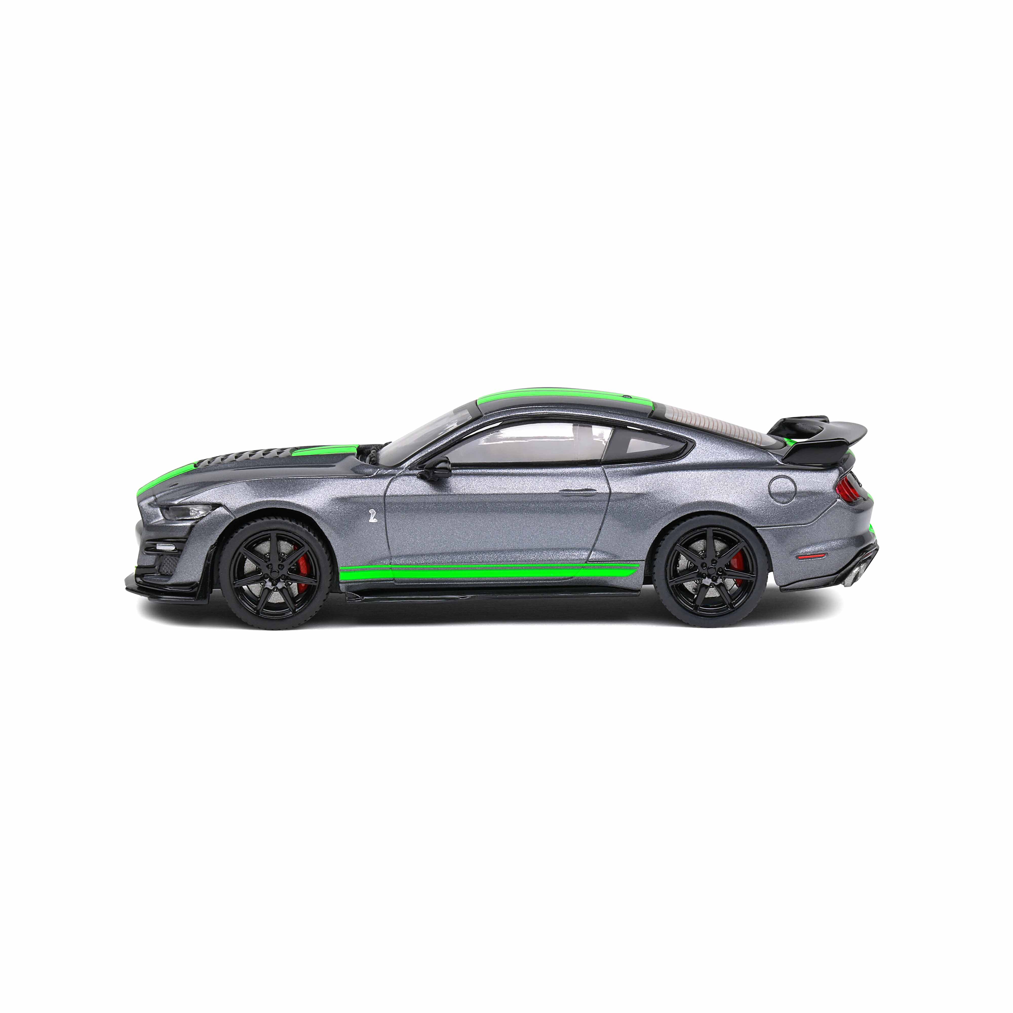 Shelby Mustang GT500 Grey with Neon Green 2020 1:43