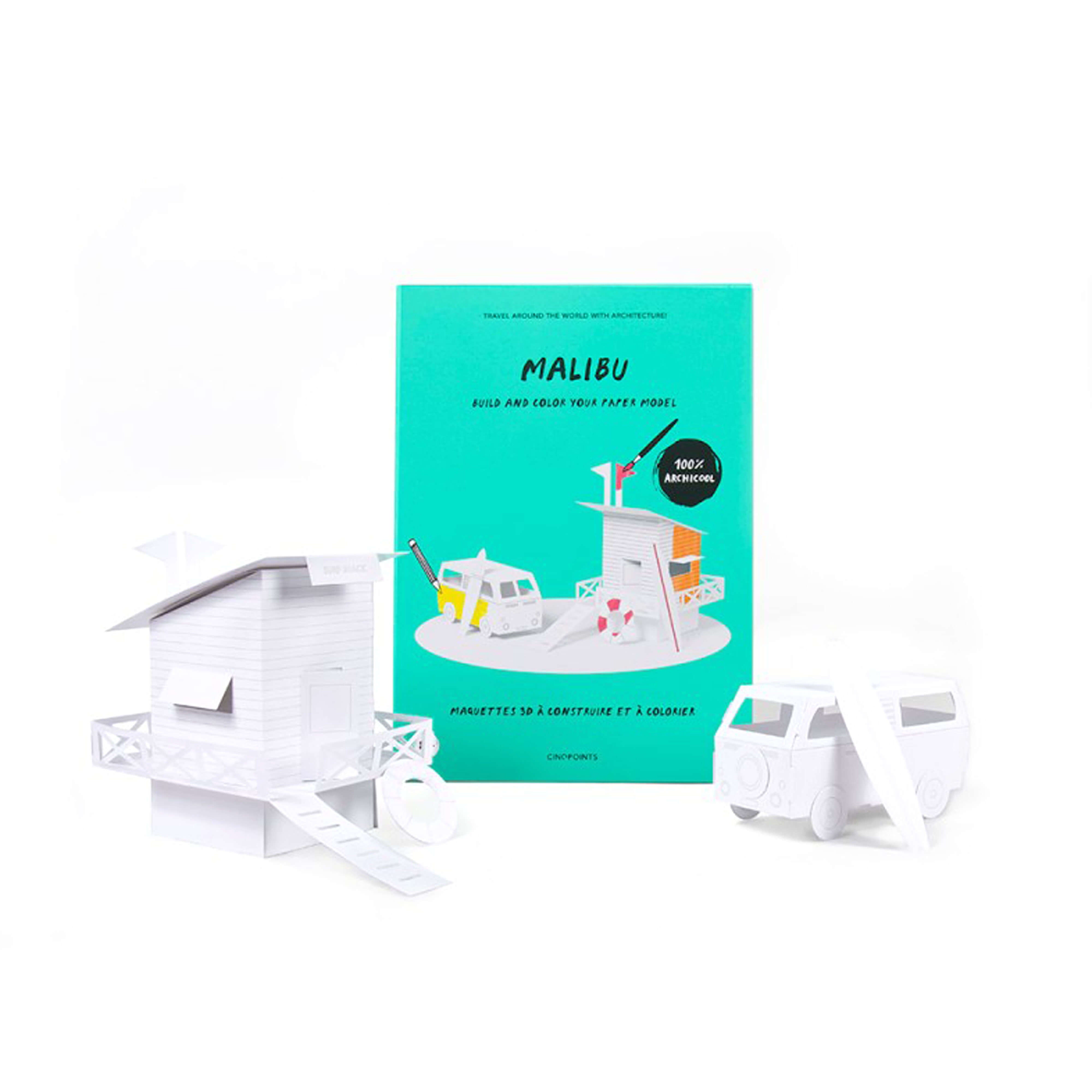 MALIBU Paper Model to Assemble and Color