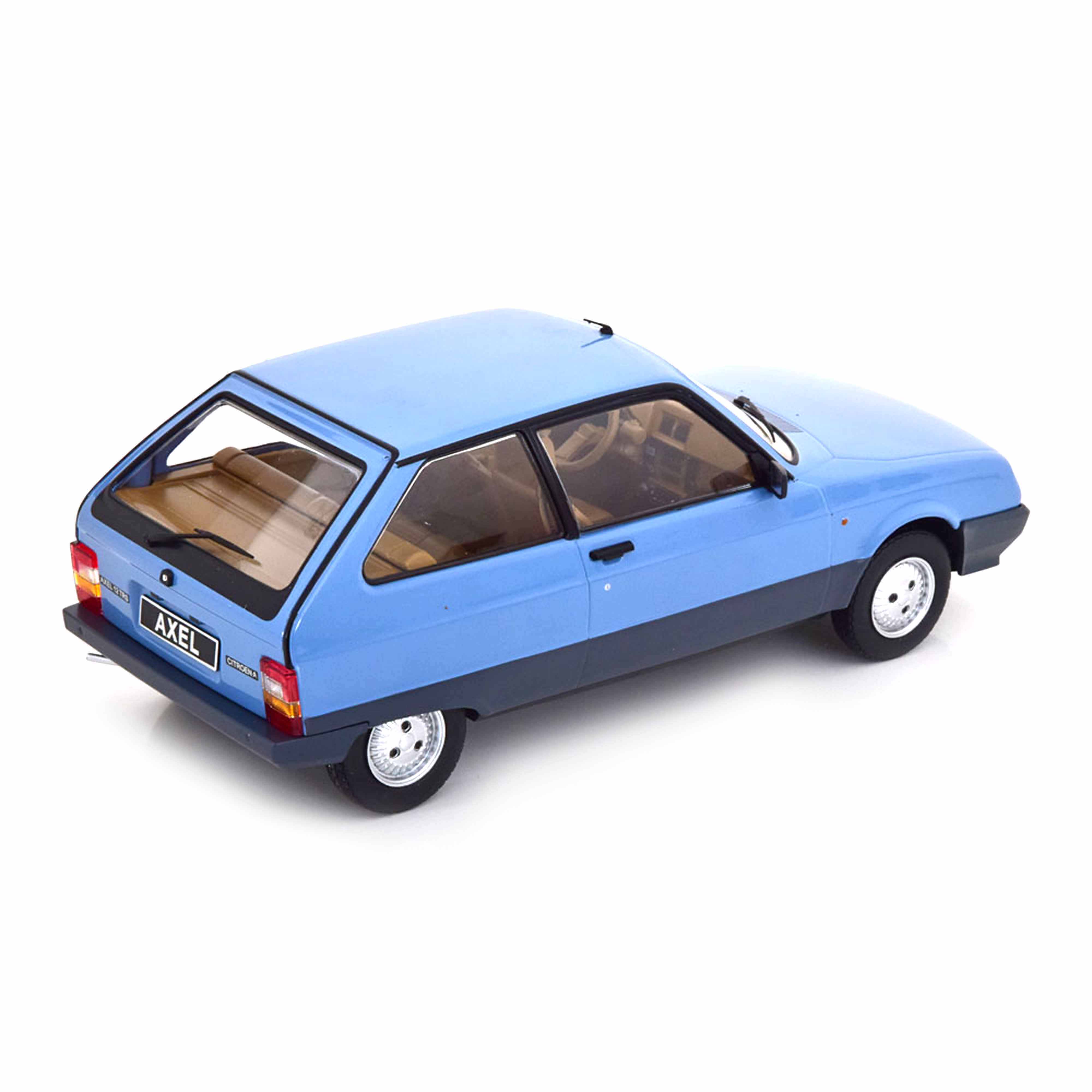 Citroën Axel 12 TRS 1990 Blue Grey 1:18
