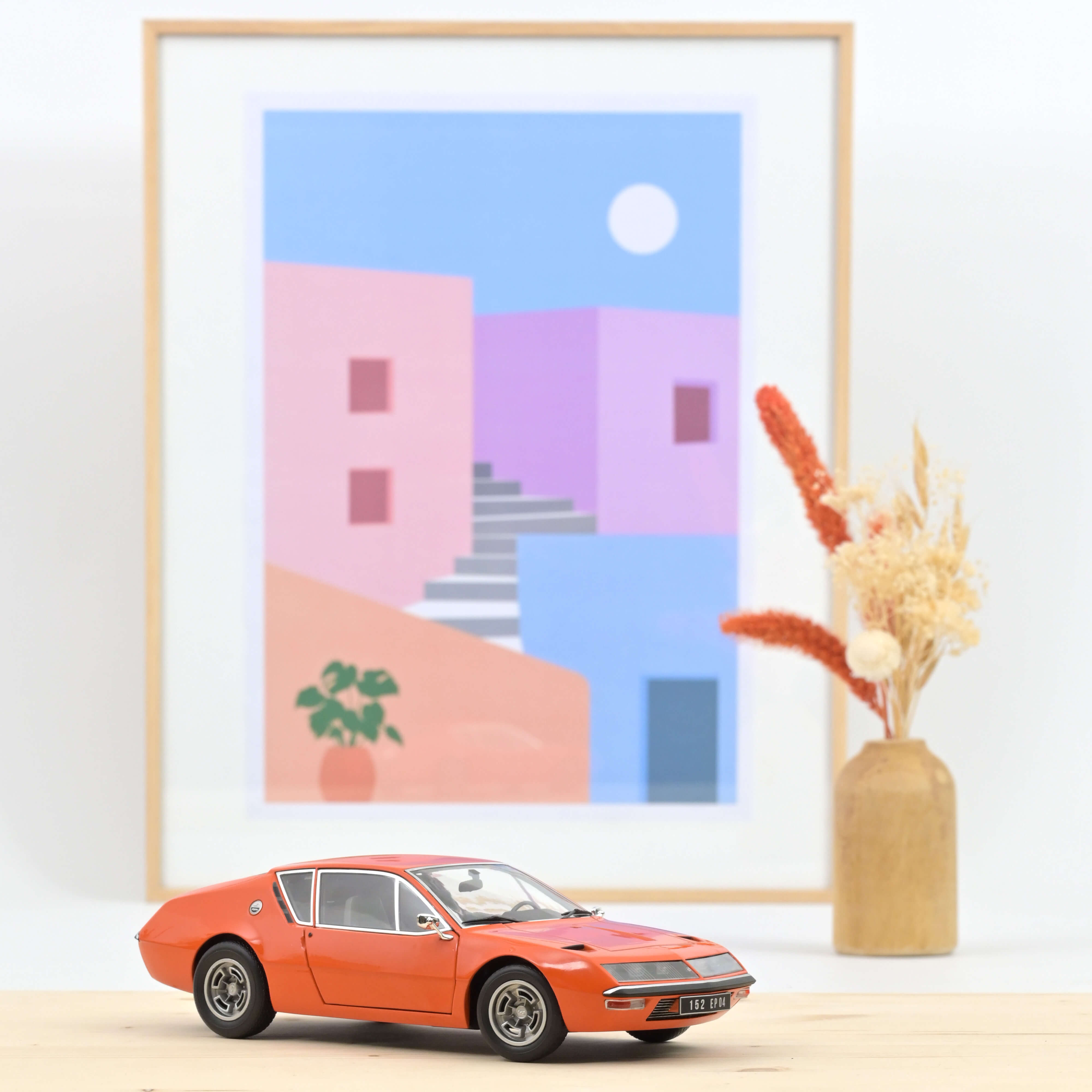 Alpine A310 1600 VF 1974 Acropolis Orange 1:18
