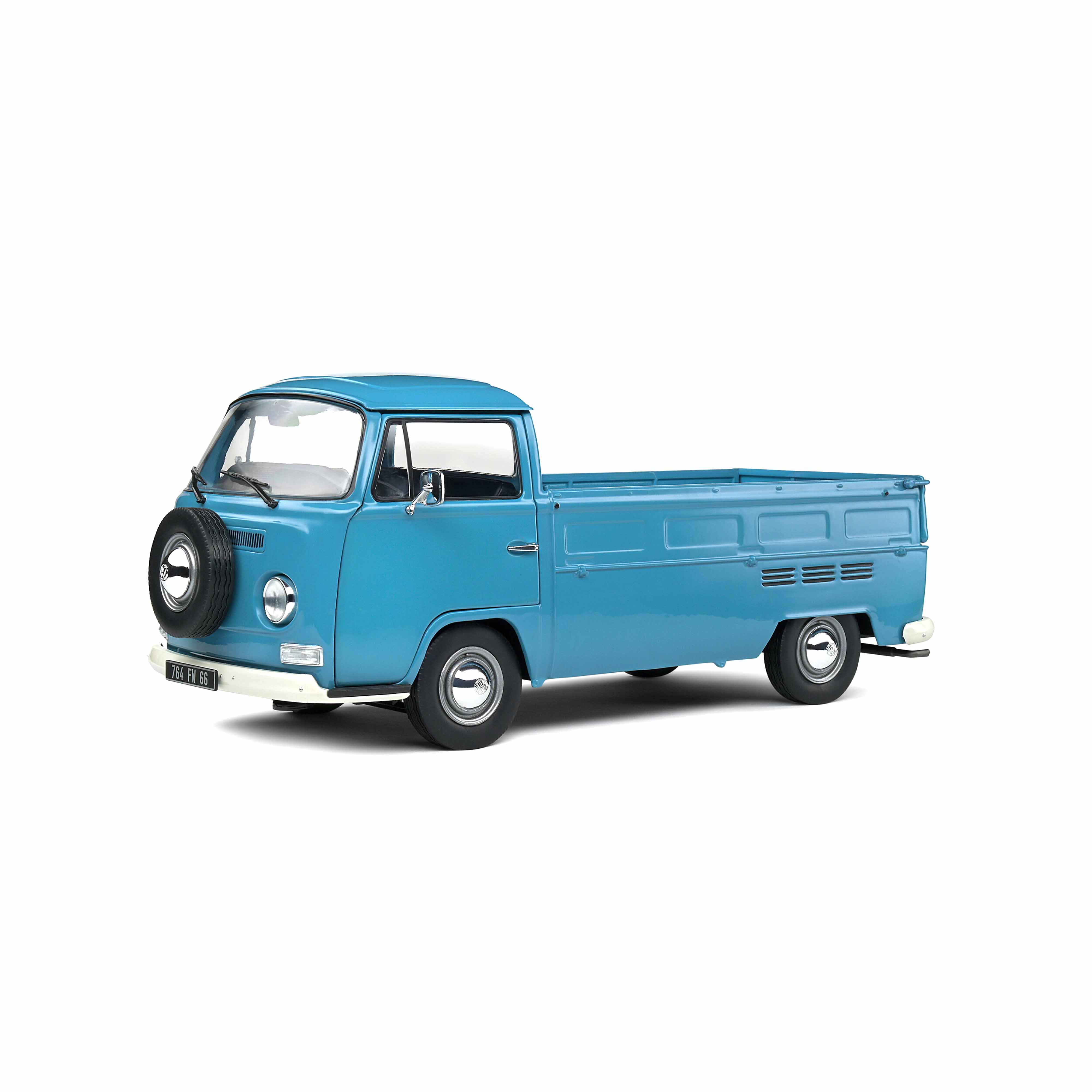 VW T2 Pick Up Blue Petrol 1968 1:18