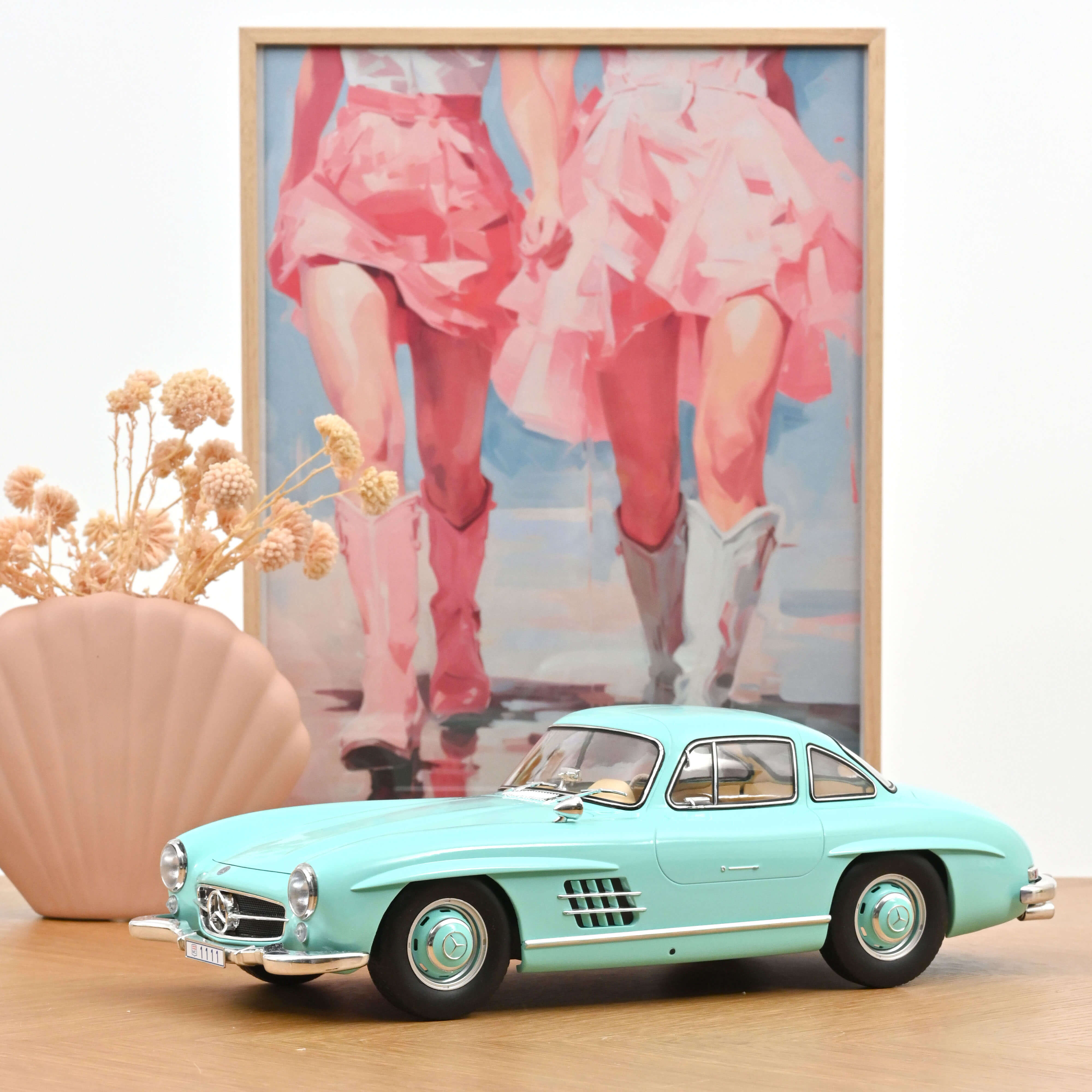 Mercedes-Benz 300 SL 1954 Tiffany Blue 1:12 - 200 pcs