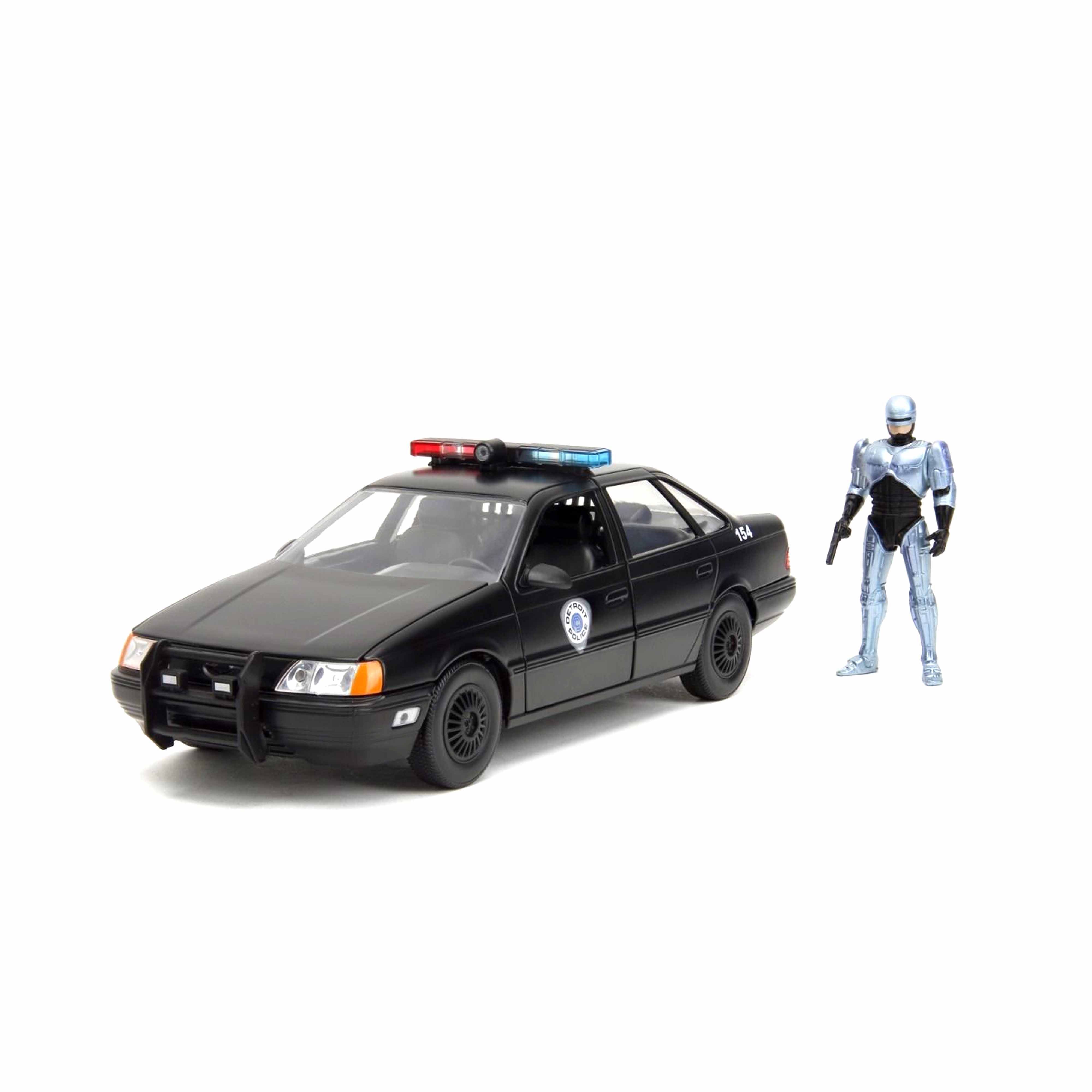 Ford Taurus Black with Robocop figure 1986 1:24